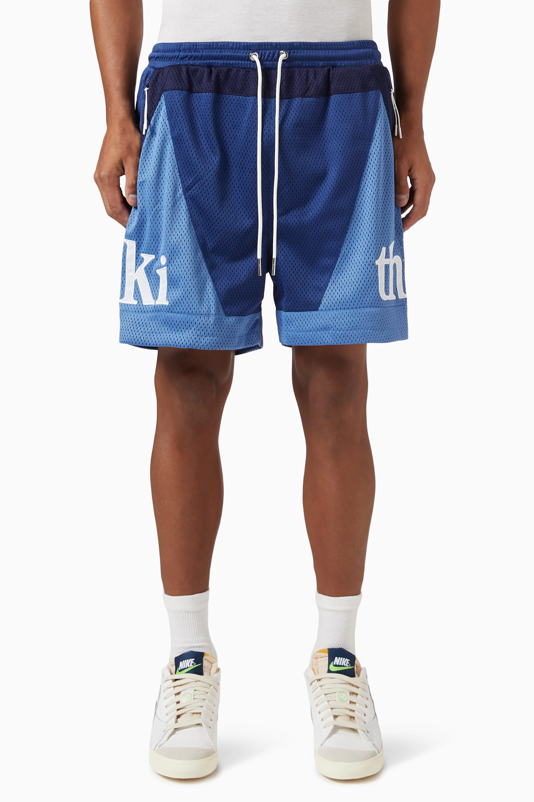 Buy Kith Blue Turbo Shorts in Mesh For Men Online | Ounass Oman