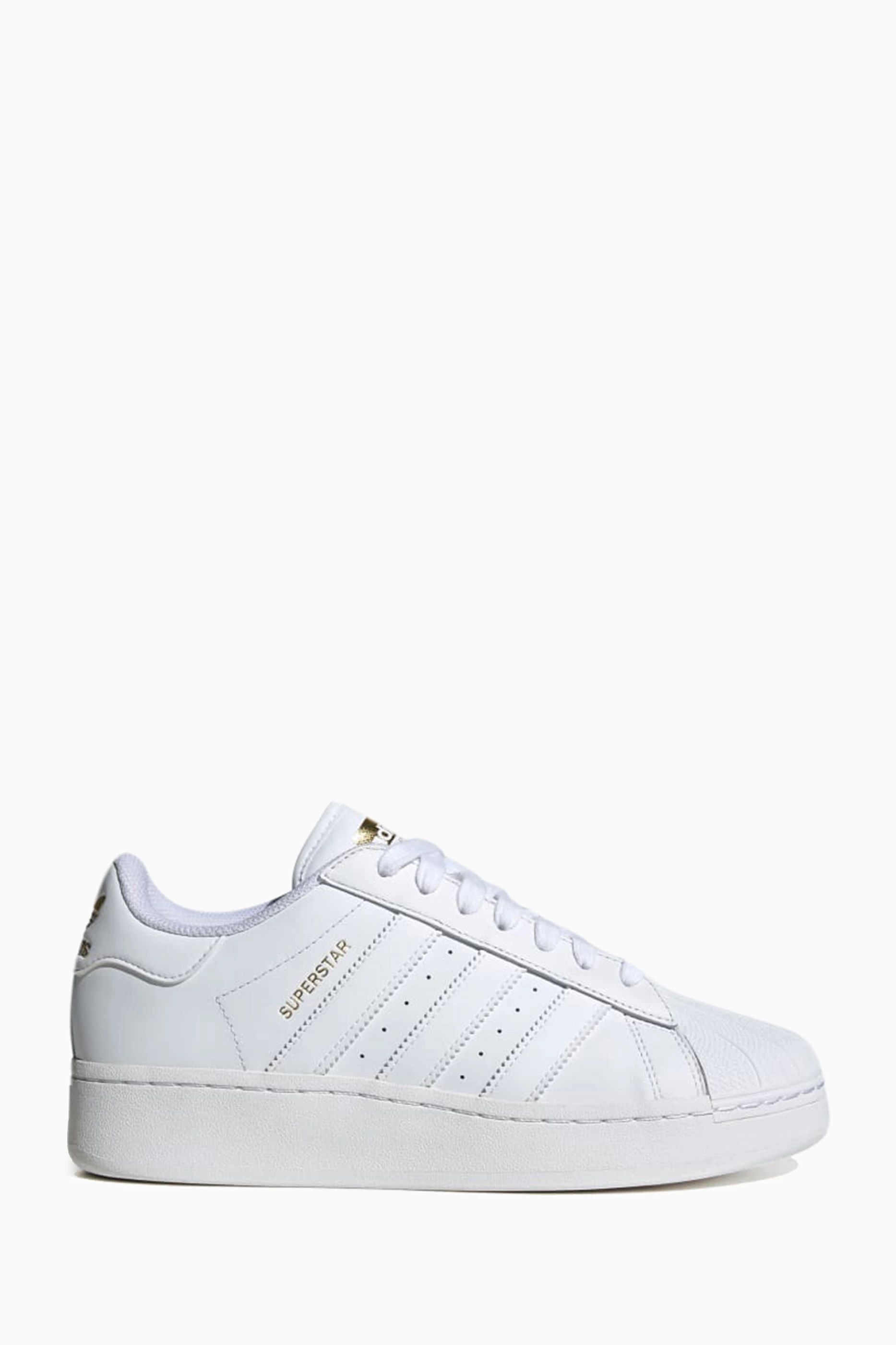 Buy adidas White Superstar XLG Low top Sneakers in Leather Online for Men Ounass Oman