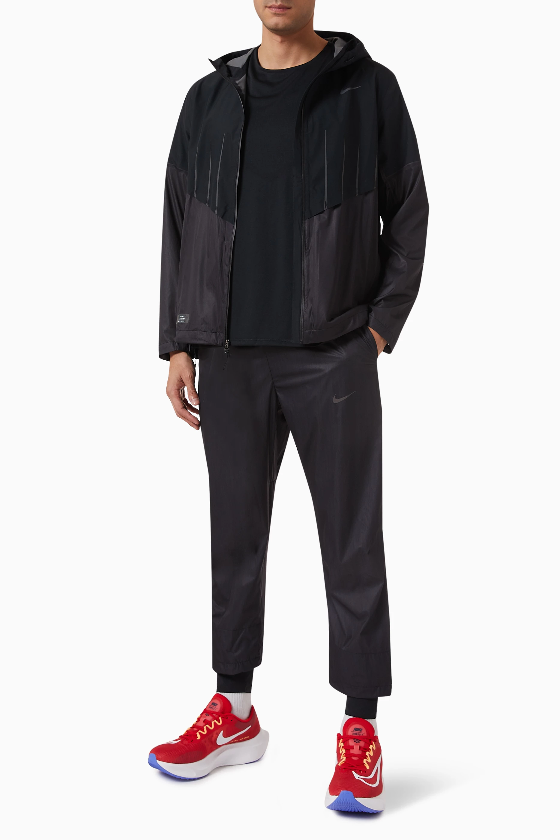 Buy Nike Running Black Storm-FIT Running Division Aerogami Jacket