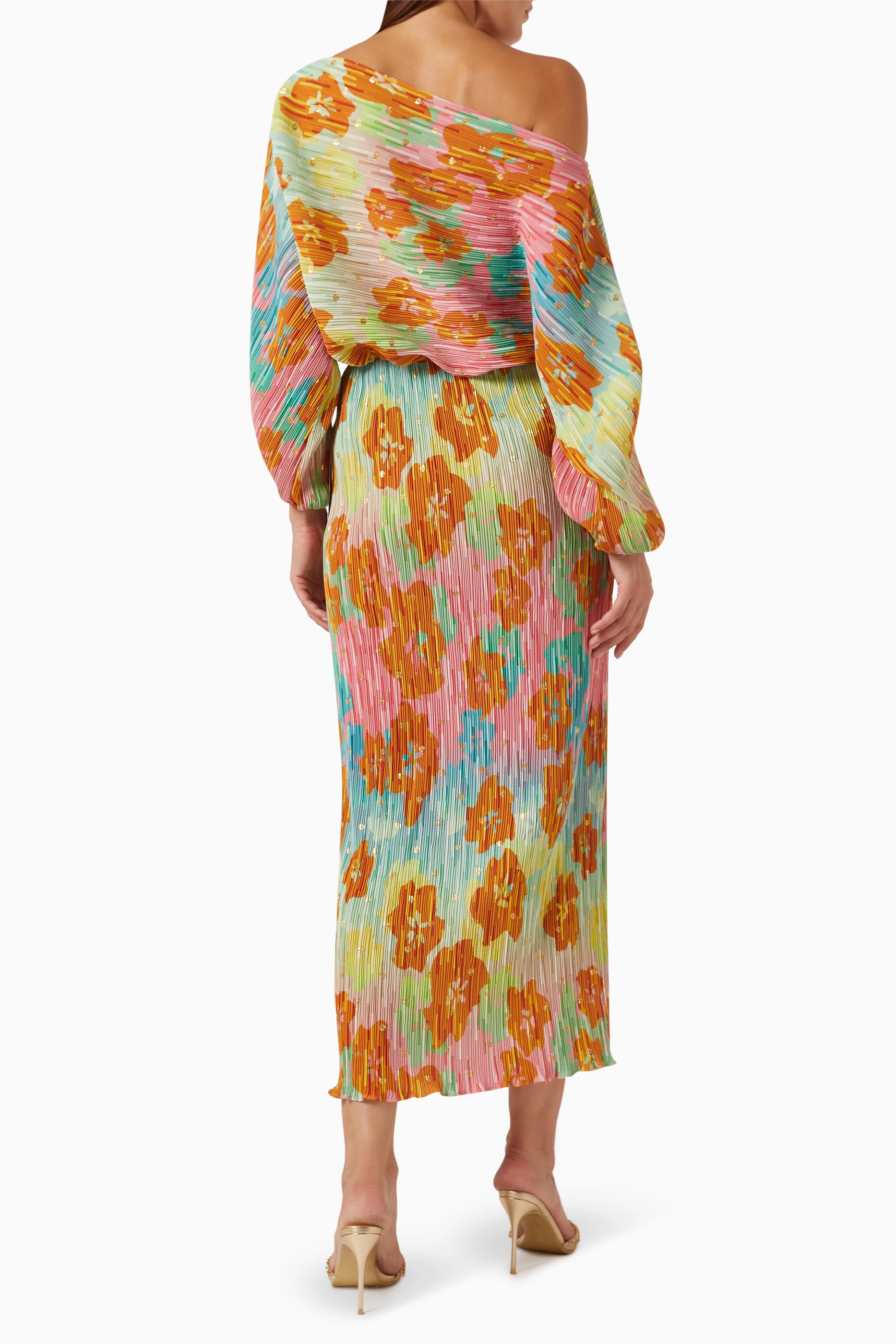 ombre long sleeve tilly dress Ombre Long Sleeve Tilly Dress