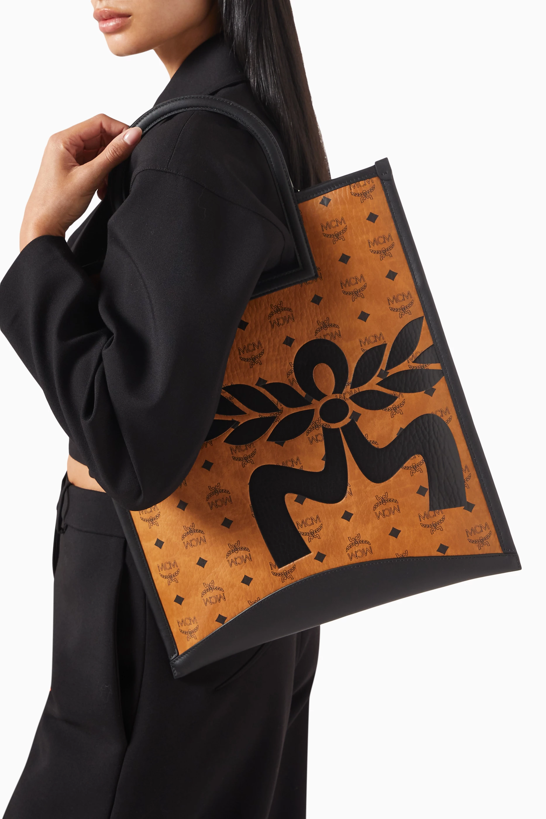 Mcm limonta tote shop