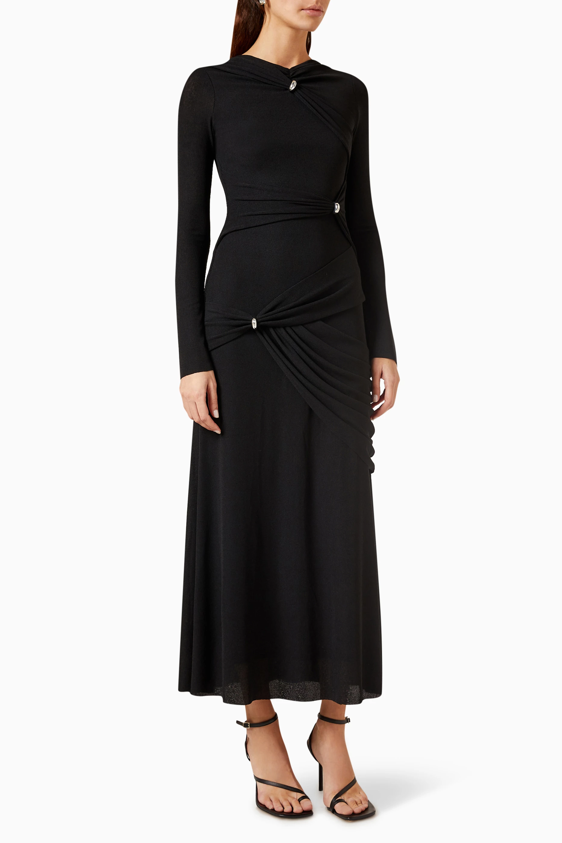 chats by c dam black dress TULIPA Dress  CHATS by C.DAM