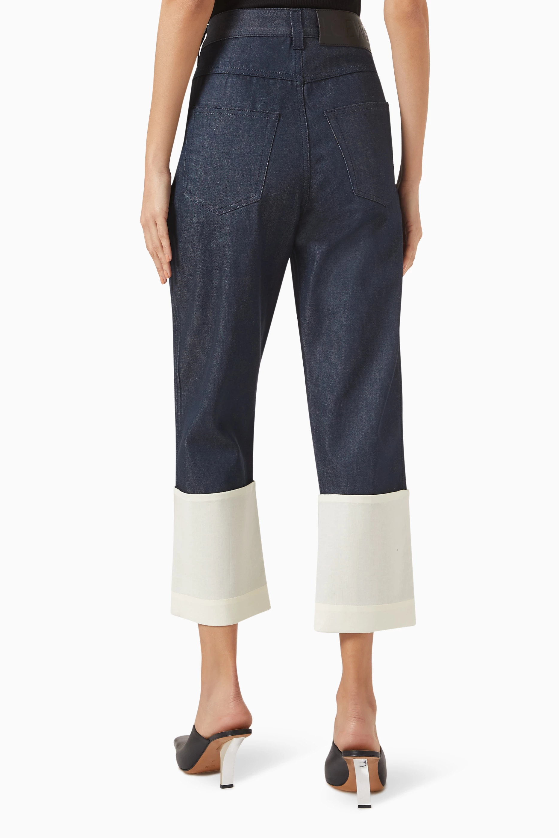 Buy LOEWE Blue Fisherman Jeans in Denim For Women Online | Ounass Oman