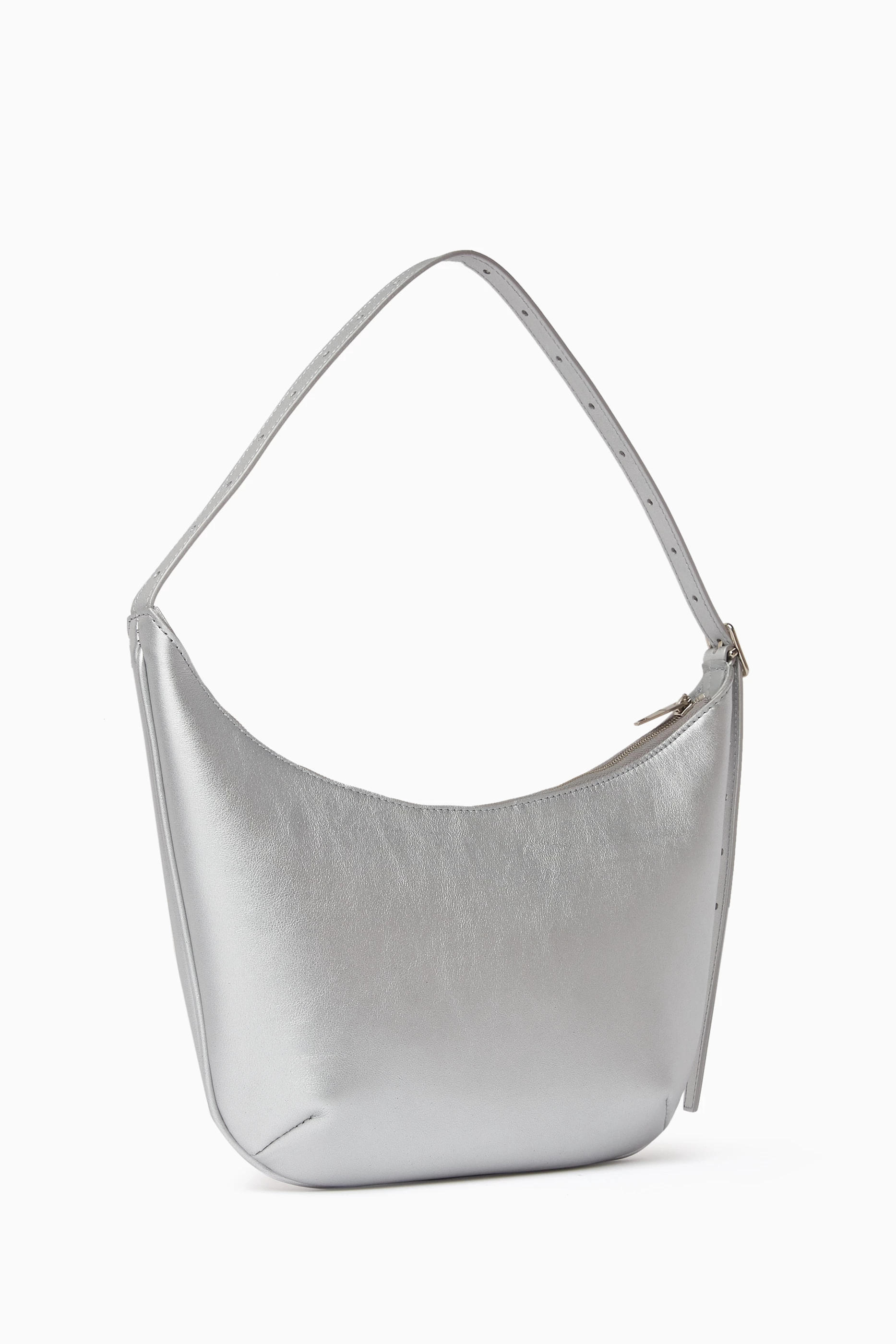 Buy Balenciaga Silver Mary-Kate Sling Bag in Metallic