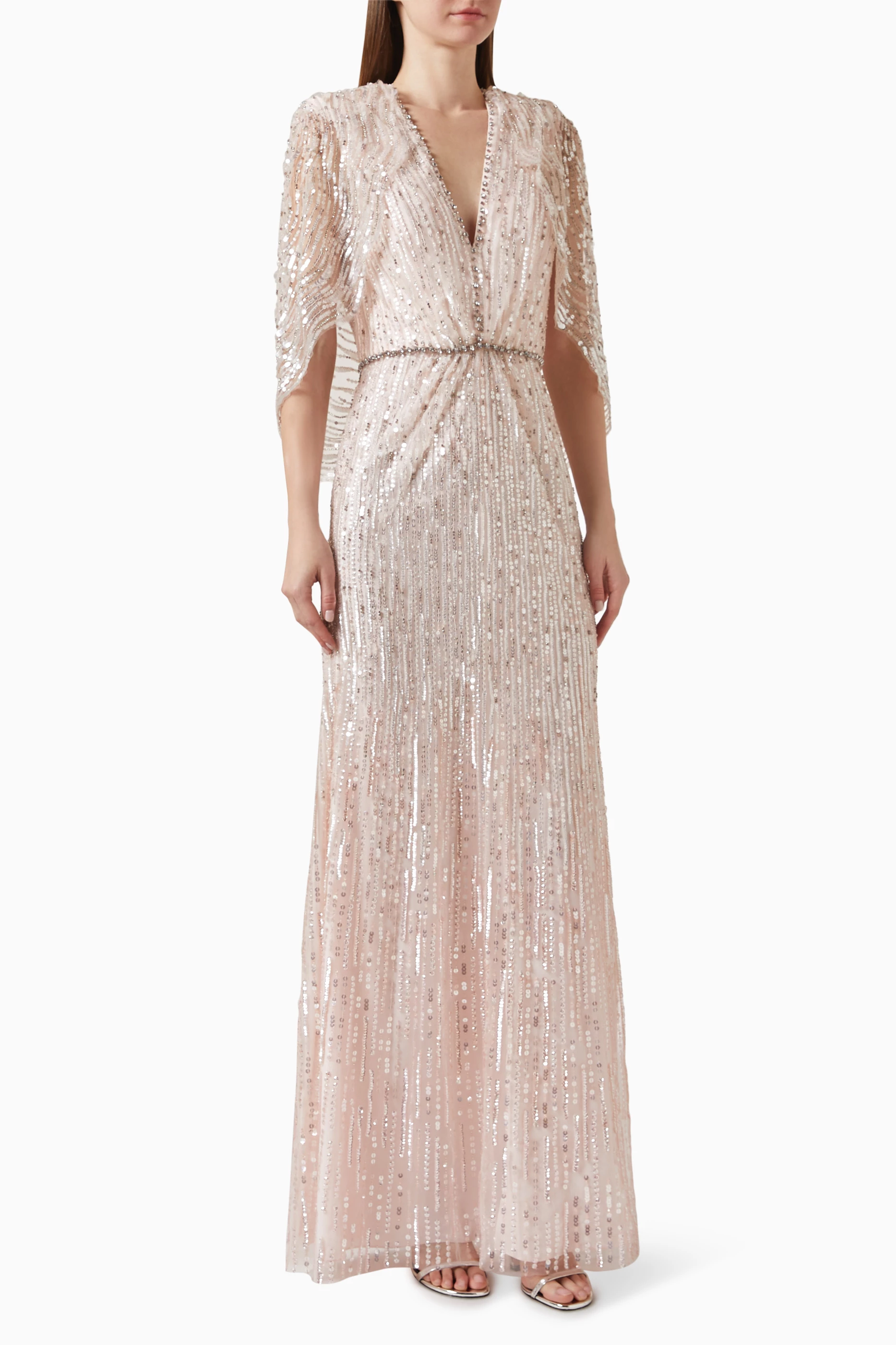 green emerald velvet dress Gold Rush Floor-Length Dress