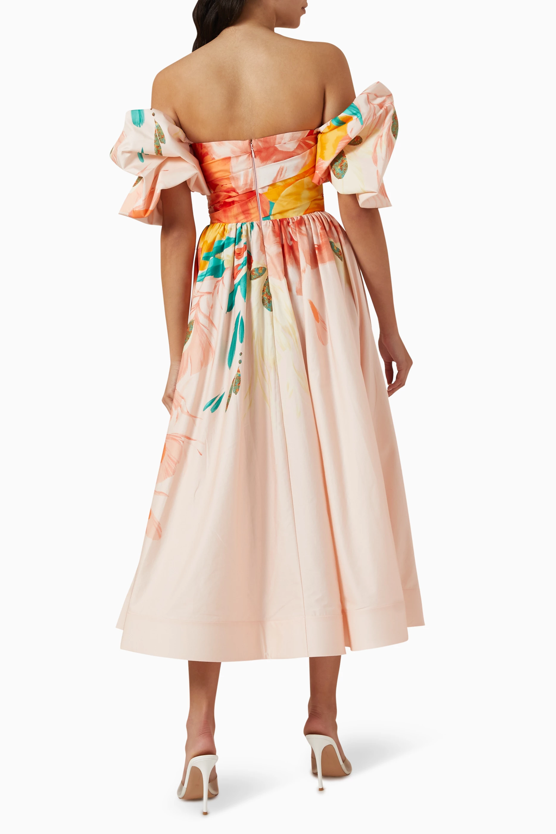 chinese dress ladies Leo Lin Lynn Midi Dress in Yellow
