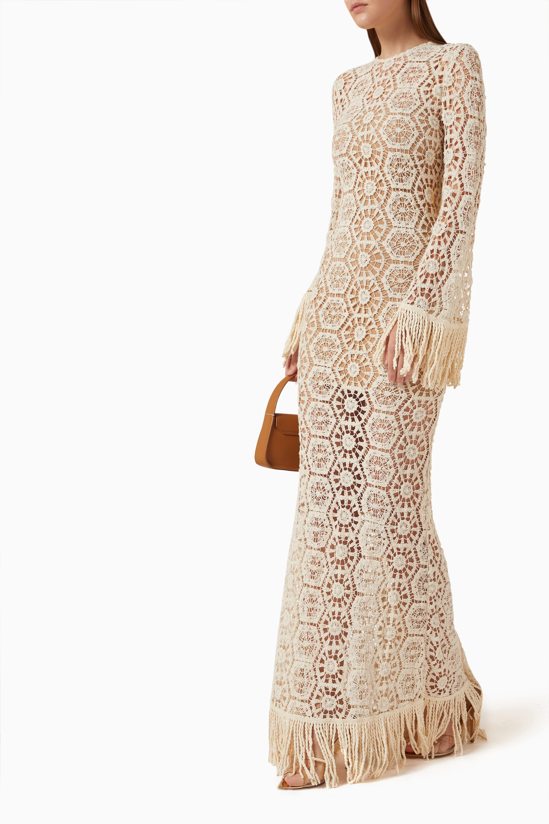 bronx and banco crochet maxi dress BRONX & BANCO Mia Crochet Maxi Dress in Cream, Women's Designer Maxi Dress,  Women's Designer Gown, Women's White Maxi Dress, Women's White Crochet Maxi  Dress