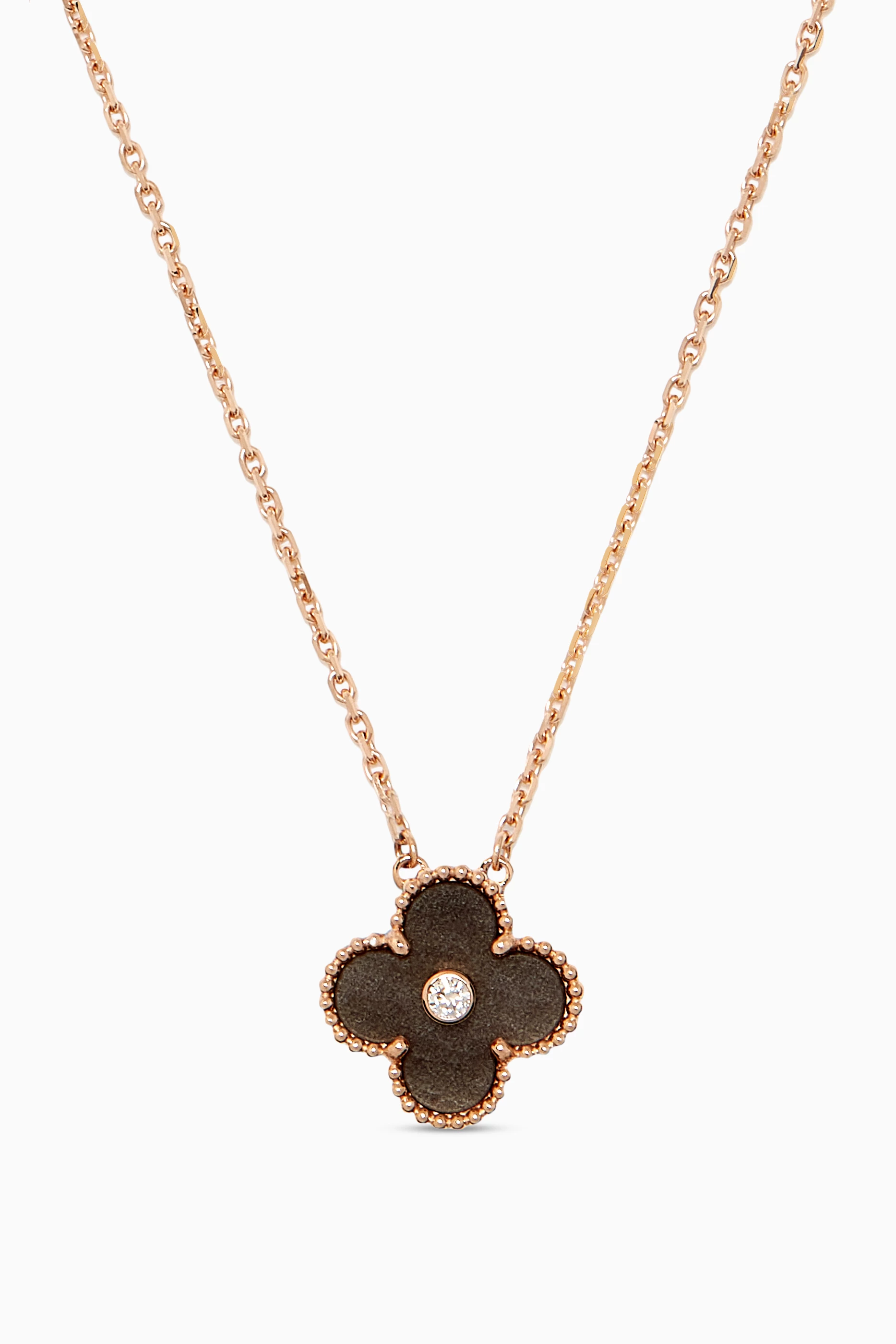Van cleef pendant necklace sale