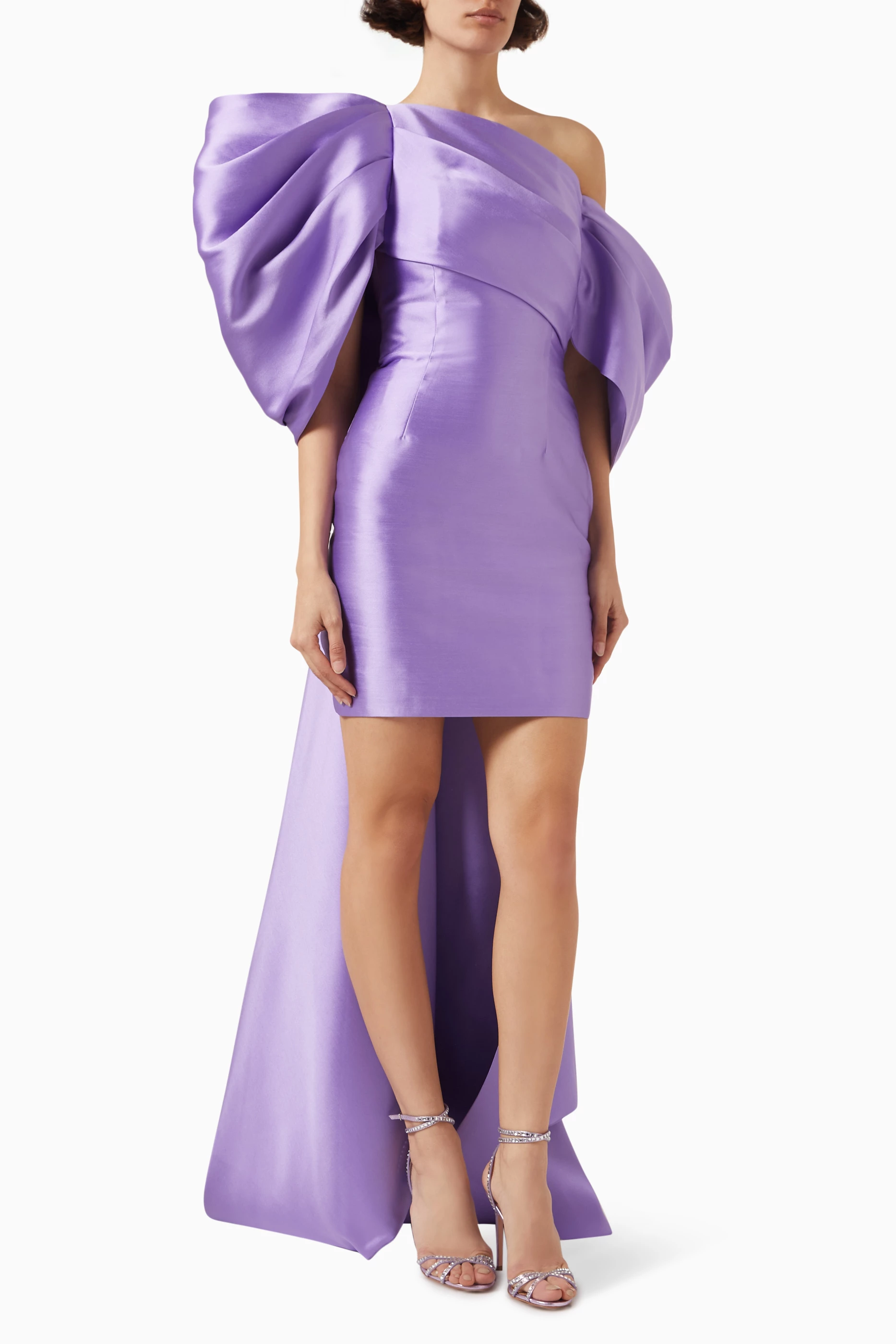 ula off-shoulder mini dress Solace London Ula Mini Dress