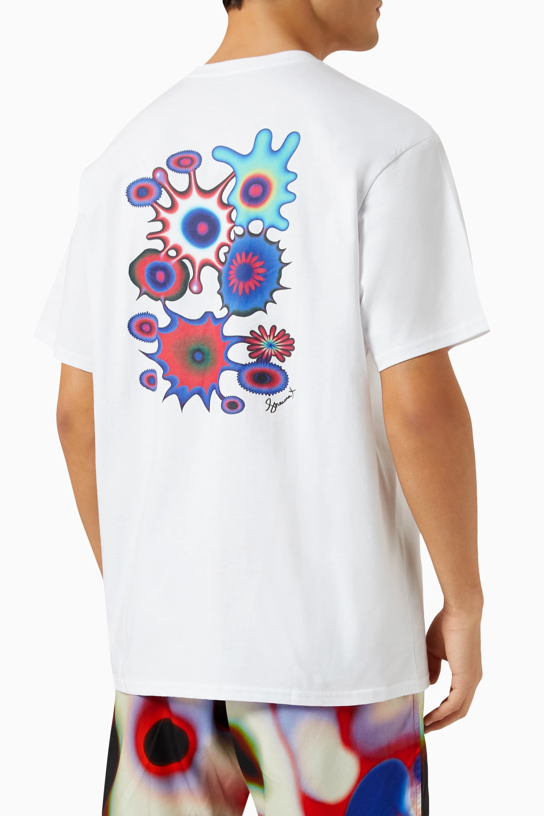 Buy Saturdays NYC White x Shawna X Graphic Shirt in Cotton Jersey