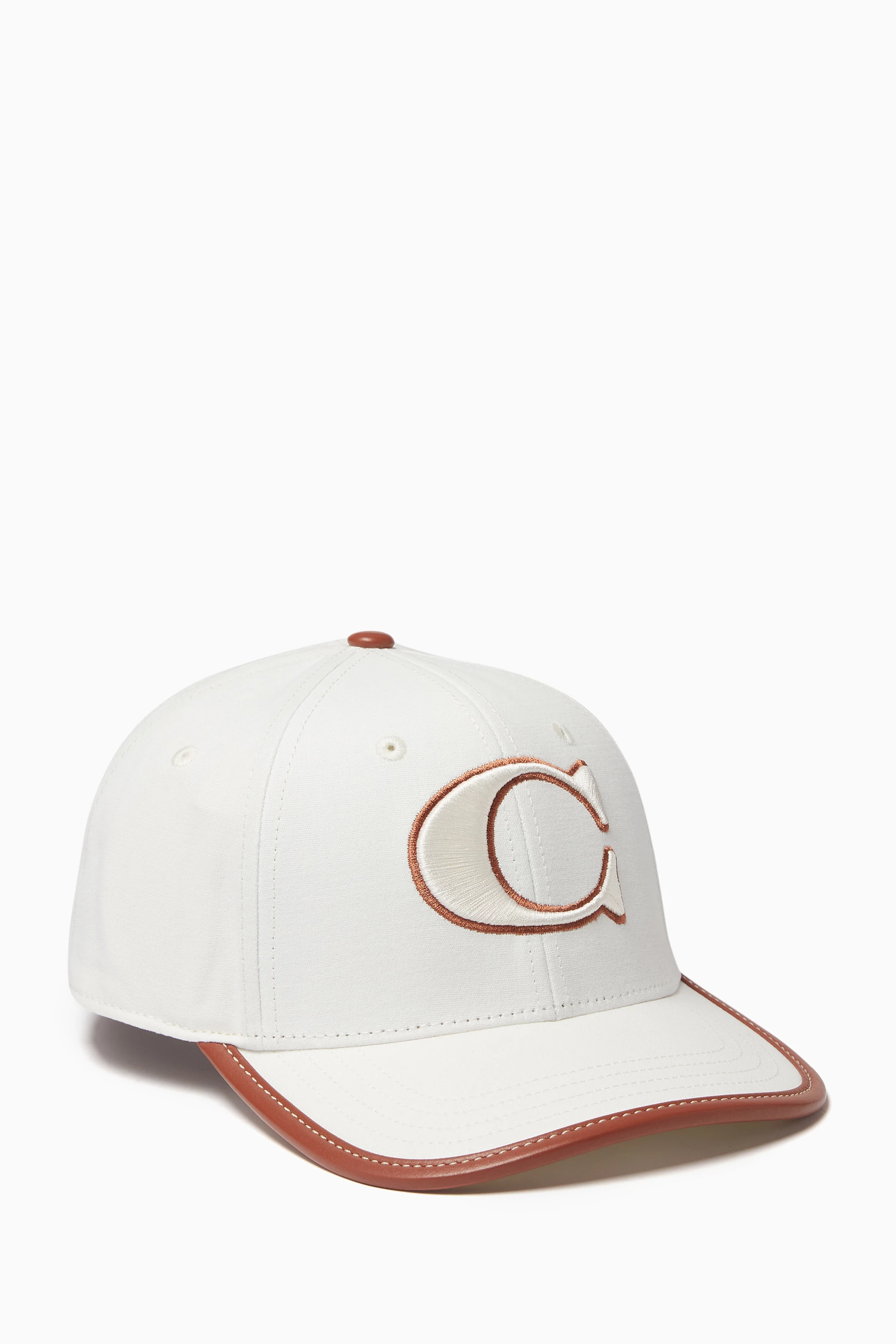 Buy Coach Neutral C Baseball Cap in Cotton-canvas For UNISEX 