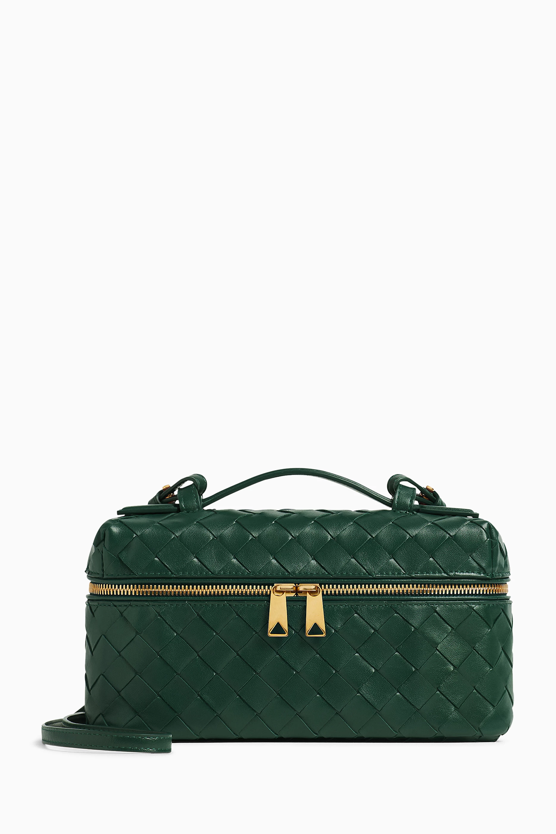 Buy Bottega Veneta Green Bang Bang Vanity Case in