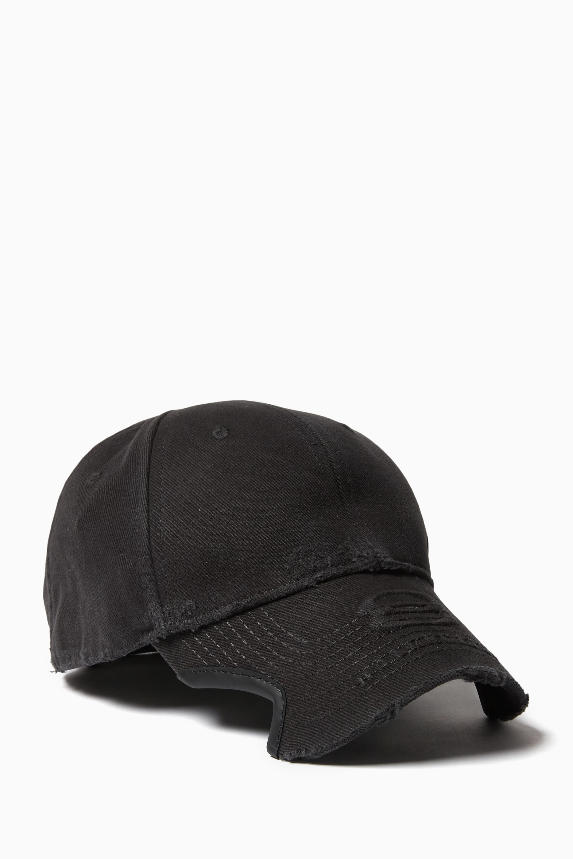 帽子 Balenciaga Embossed Unity Cap Balenciaga Unity Sports Logo-embossed Cap in Black | Lyst