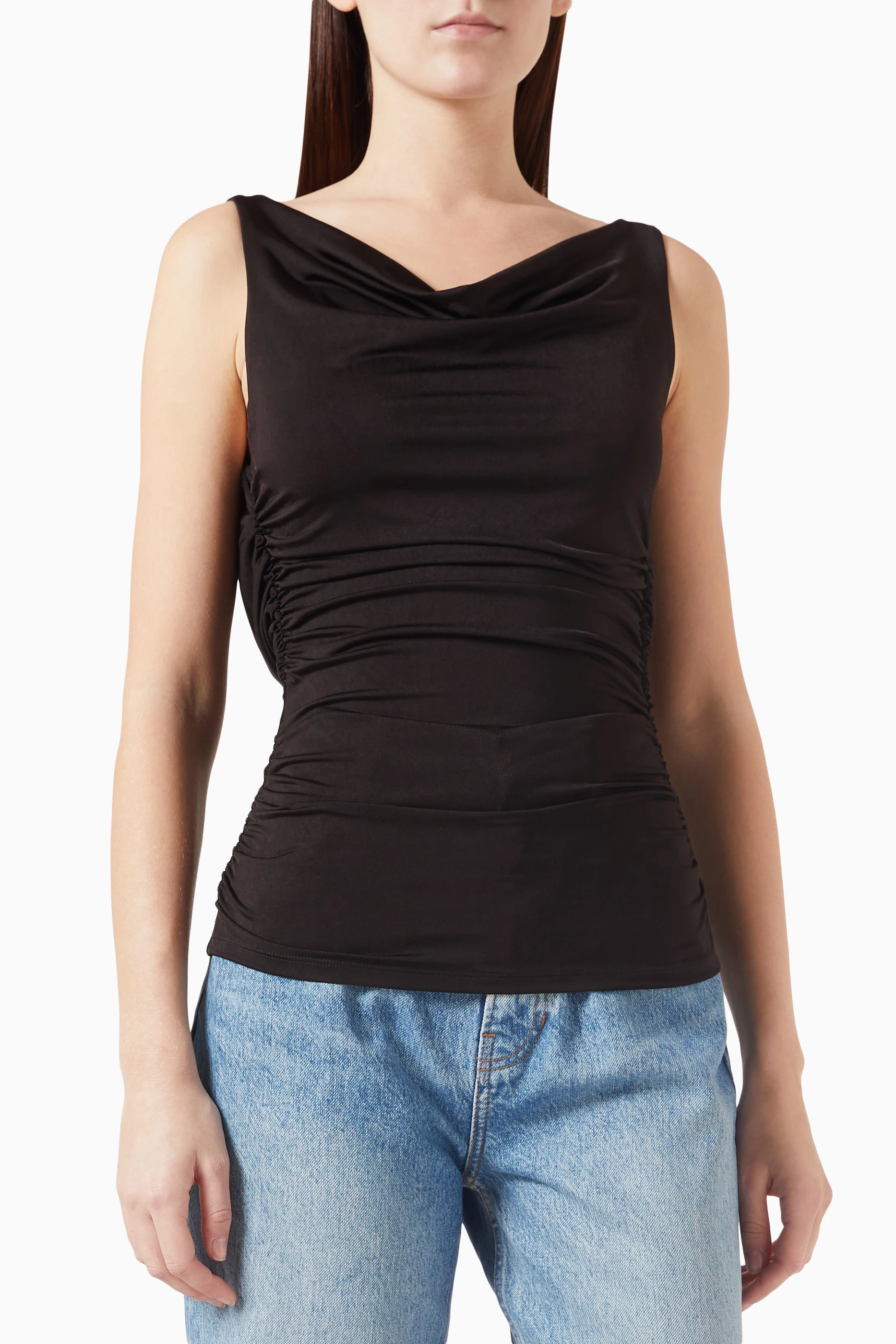 トップス REFORMATION Kemmy Black Top Reformation Maison Knit Top | Shopbop