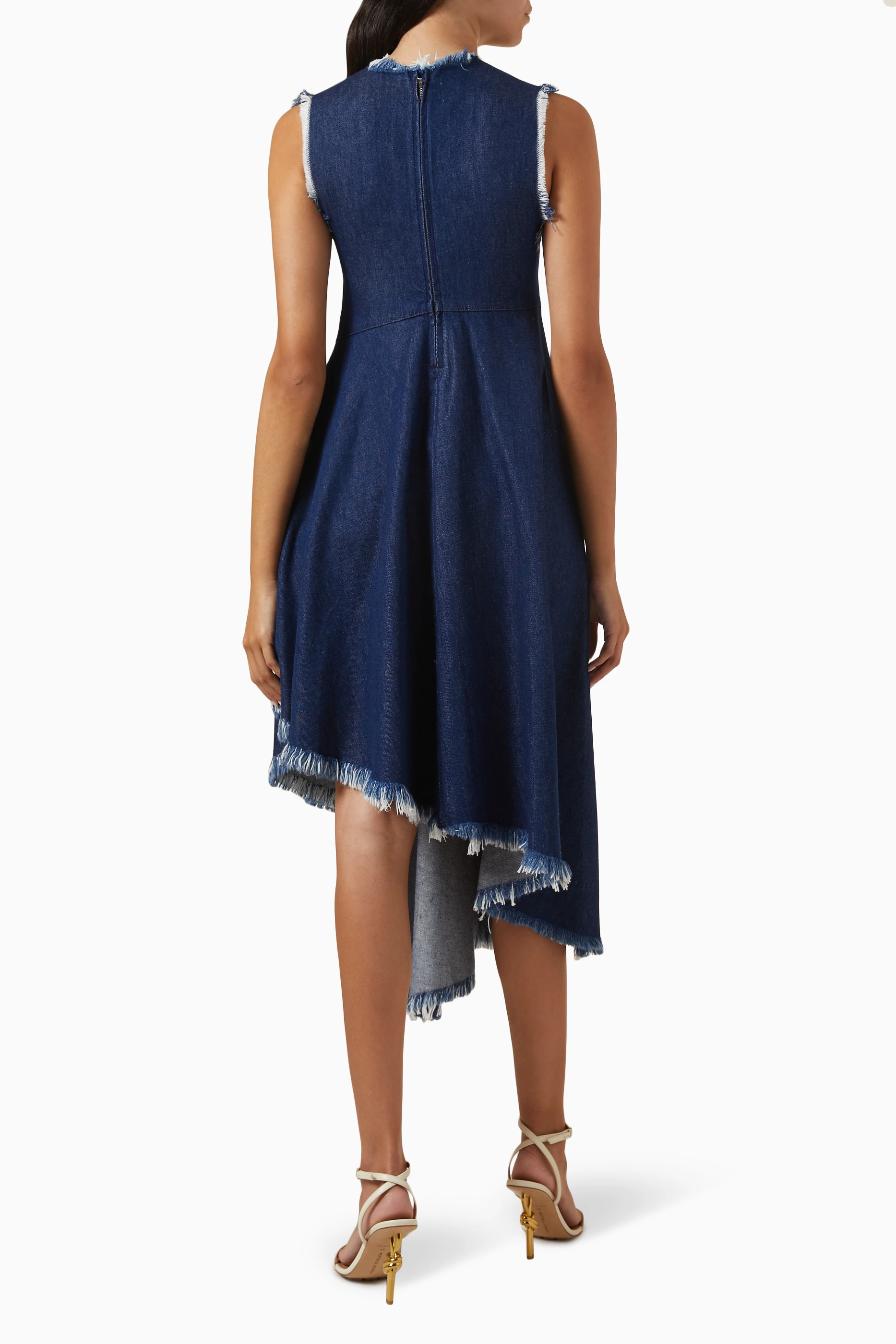 marques almeida asymmetric dress Marques'Almeida Aysmmetric Hem Dress