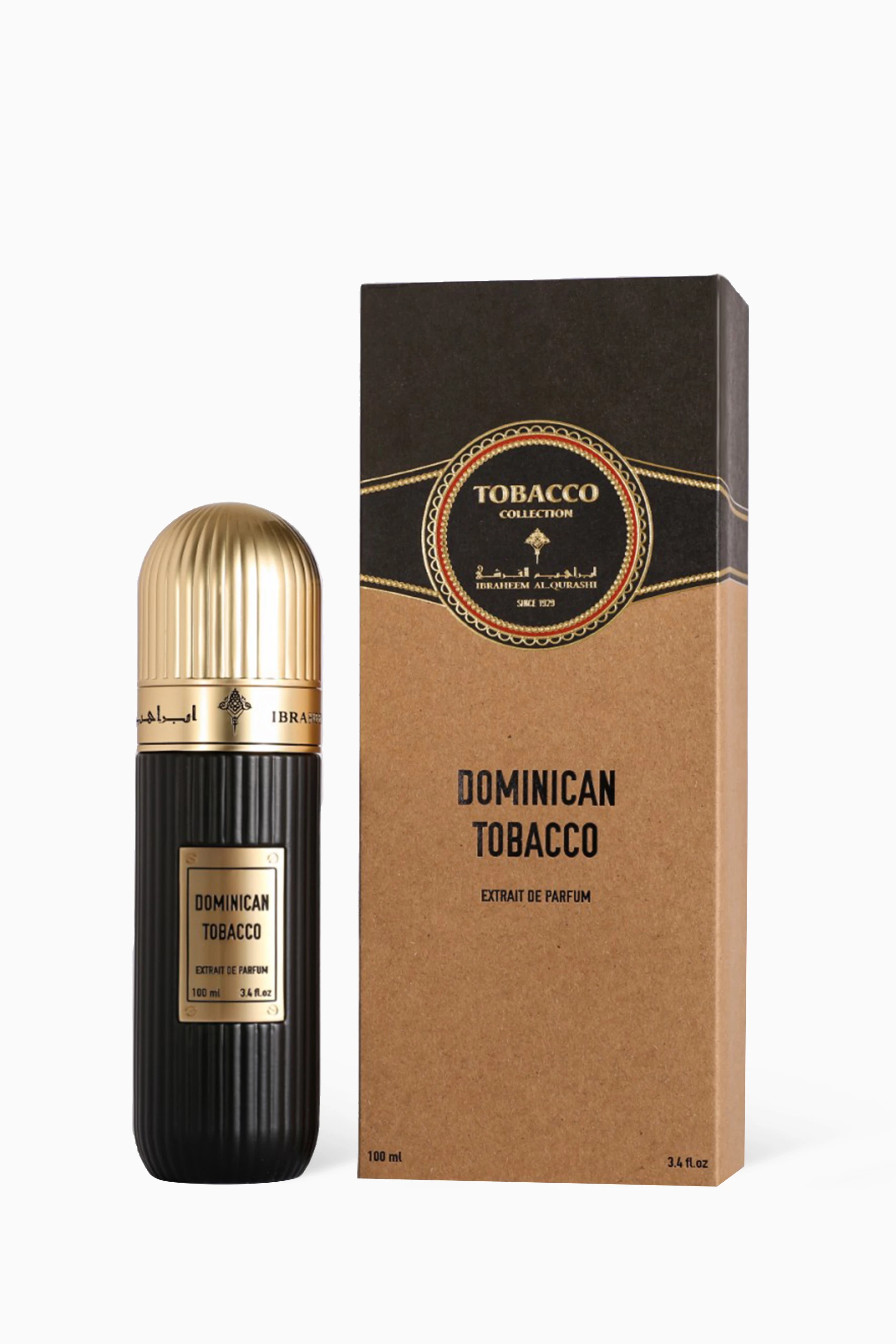 Buy Ibrahim Al Qurashi Dominican Tobacco Extrait de Parfum, 100ml For  UNISEX Online