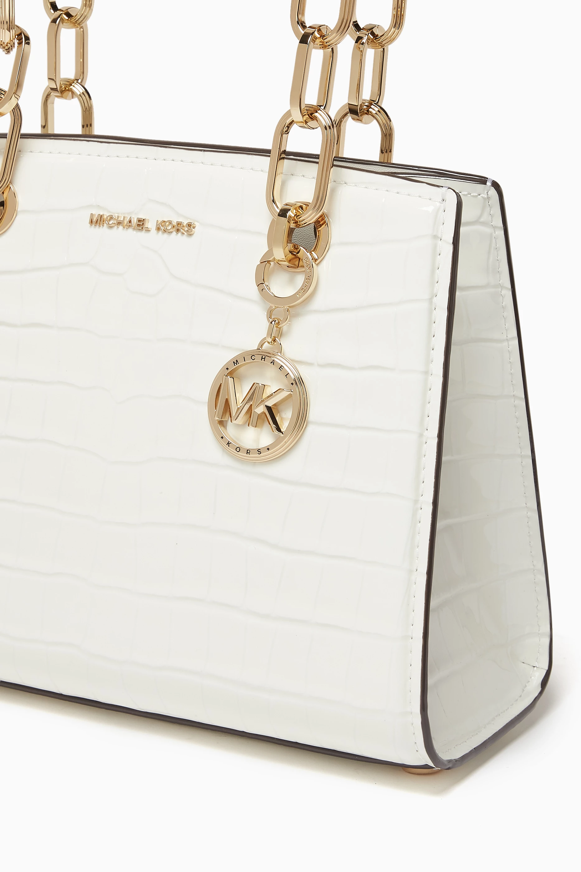Michael kors satchel white store