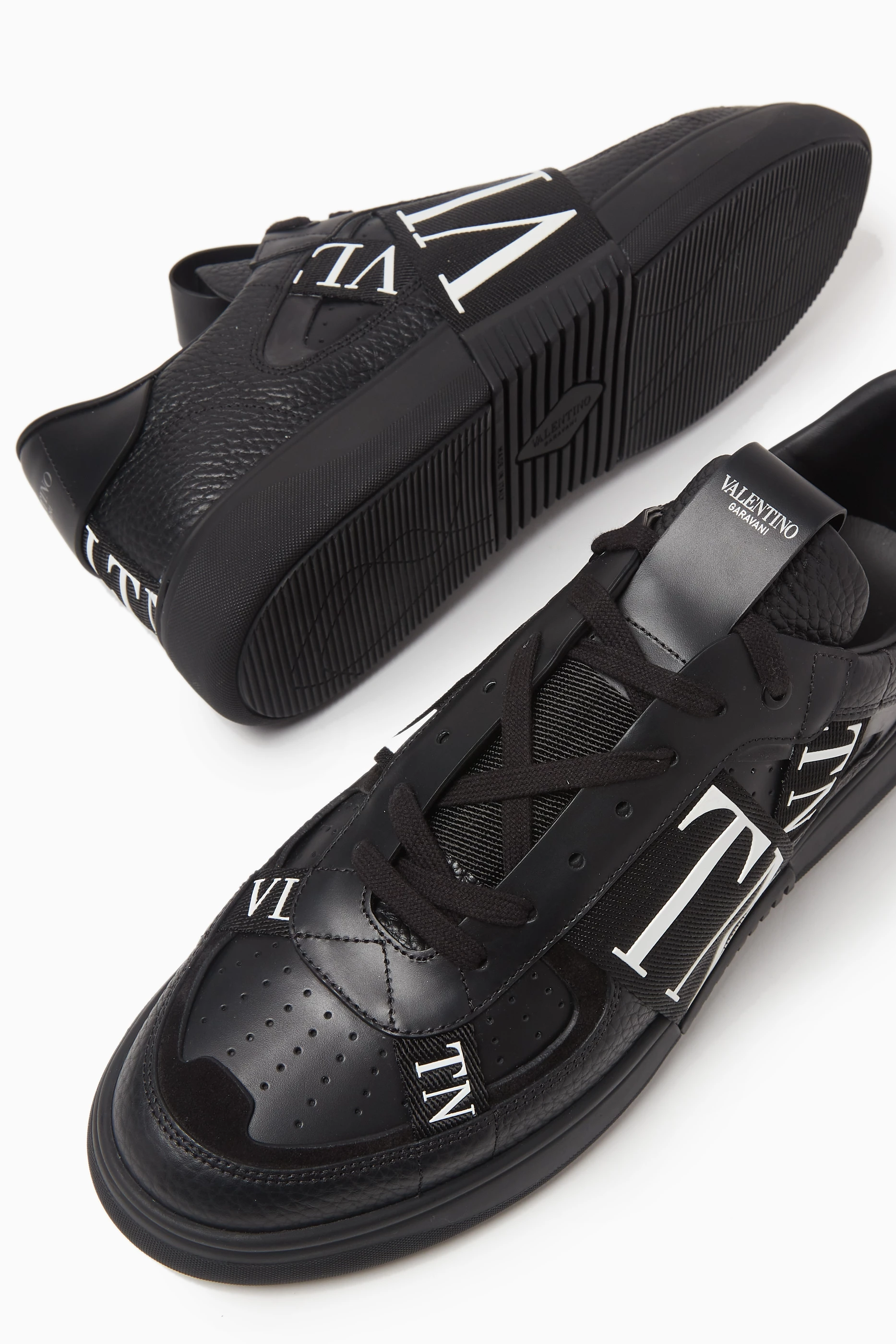 Buy Valentino Garavani Black Valentino Garavani VLTN 7 Sneakers in