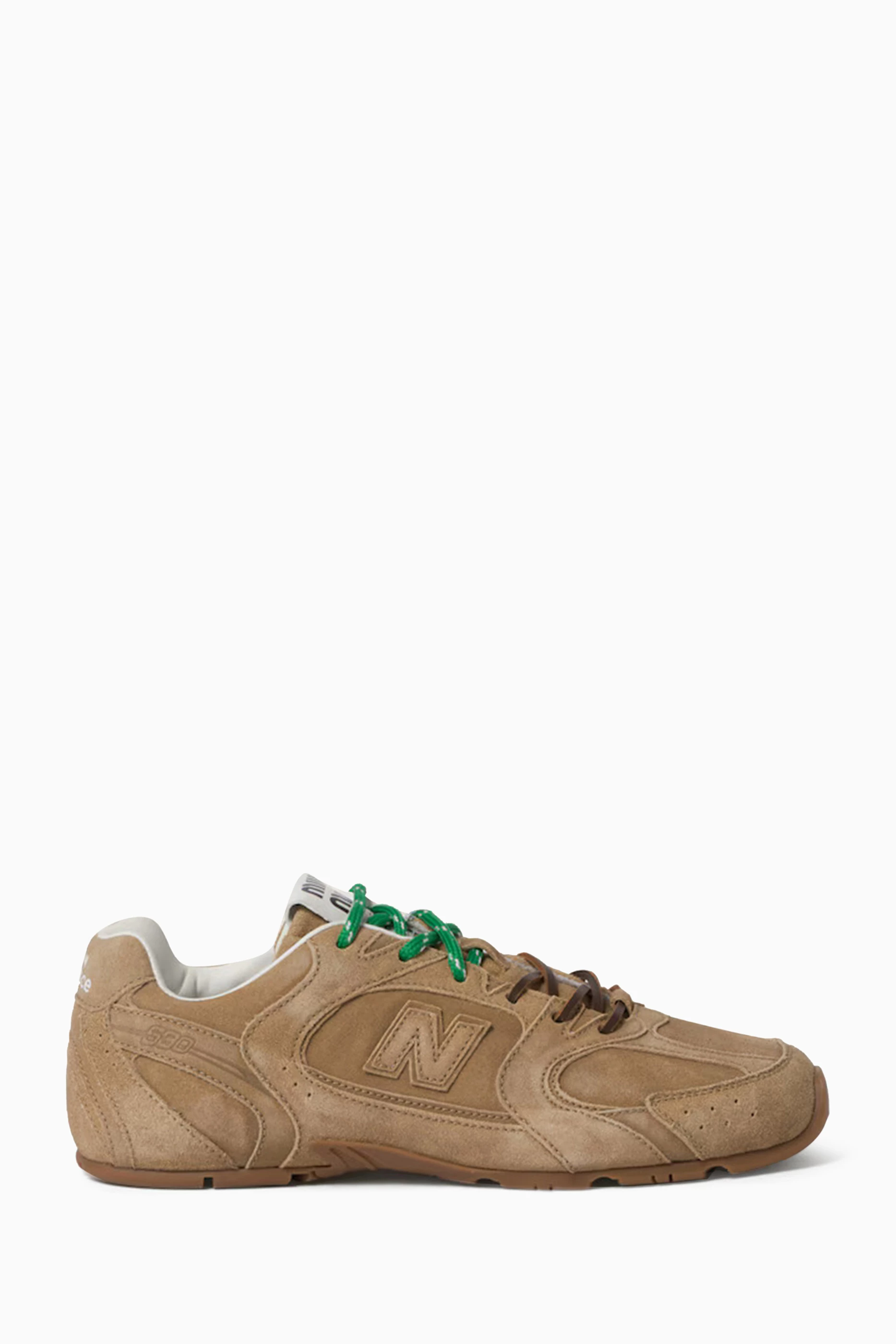 Buy Miu Miu Neutral x New Balance 530 SL Sneakers in Suede For