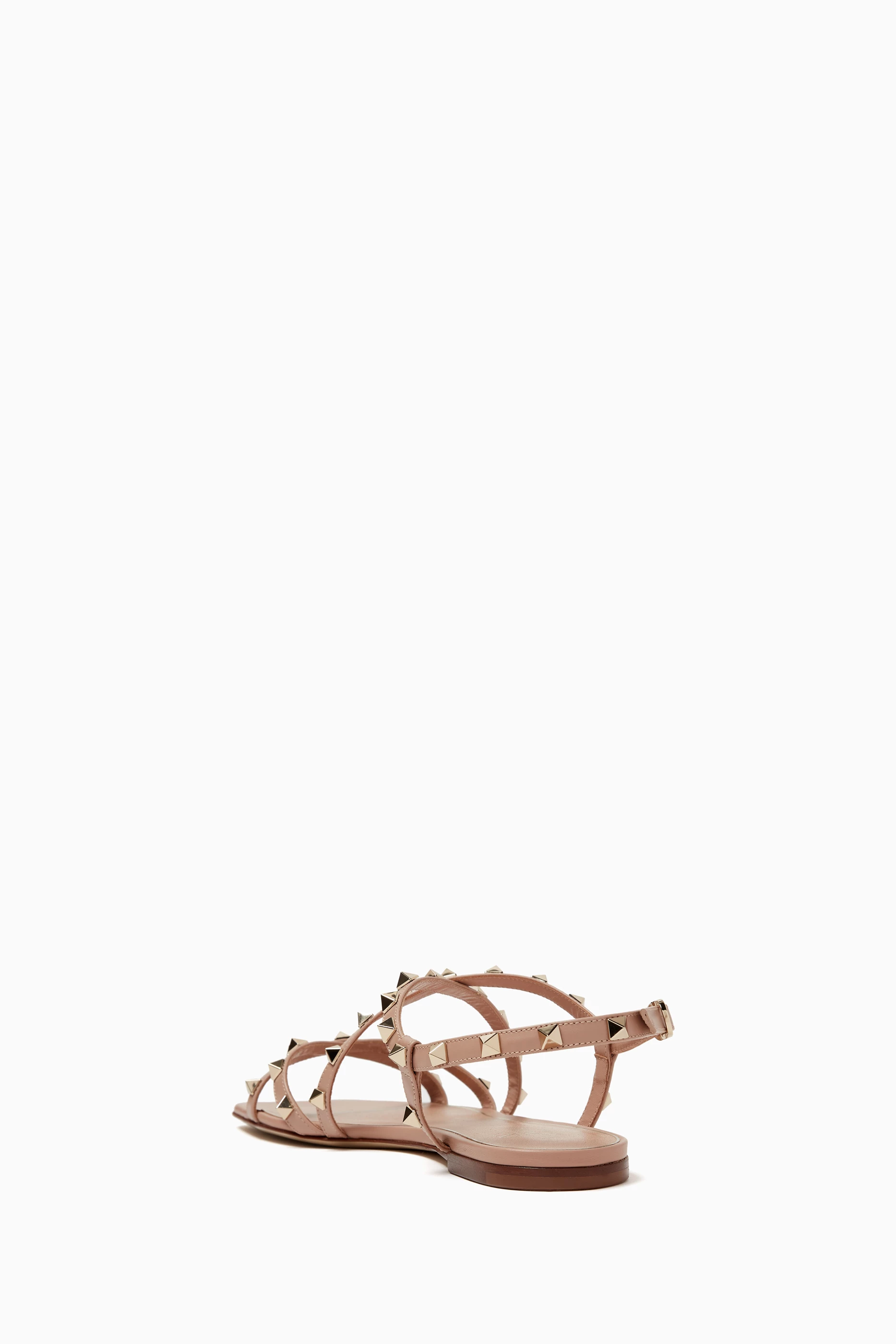 Rockstud flat sandal top