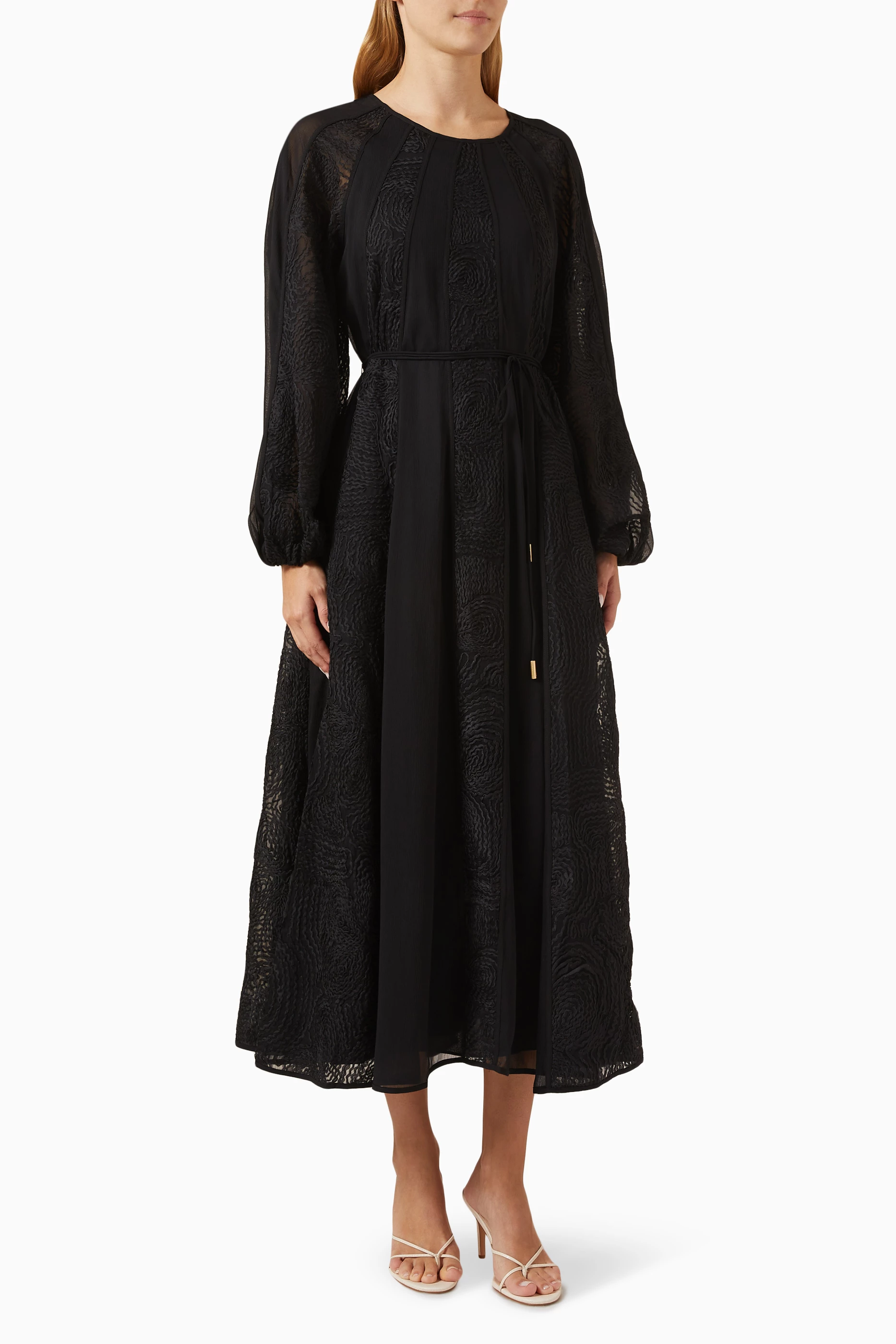 black lace occasion dress Nadine Merabi Lydia Black Dress 14 main image 0