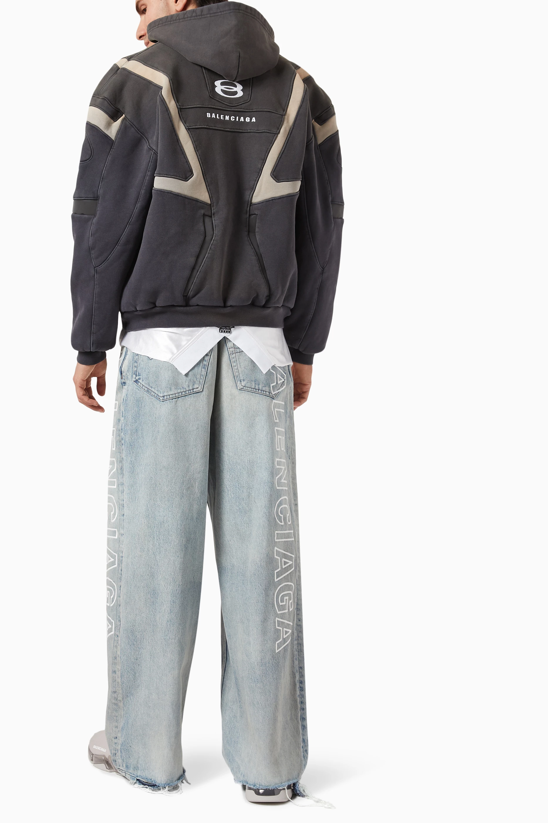 Buy Balenciaga Black Unity Sports Icon Biker Jacket in Compact 