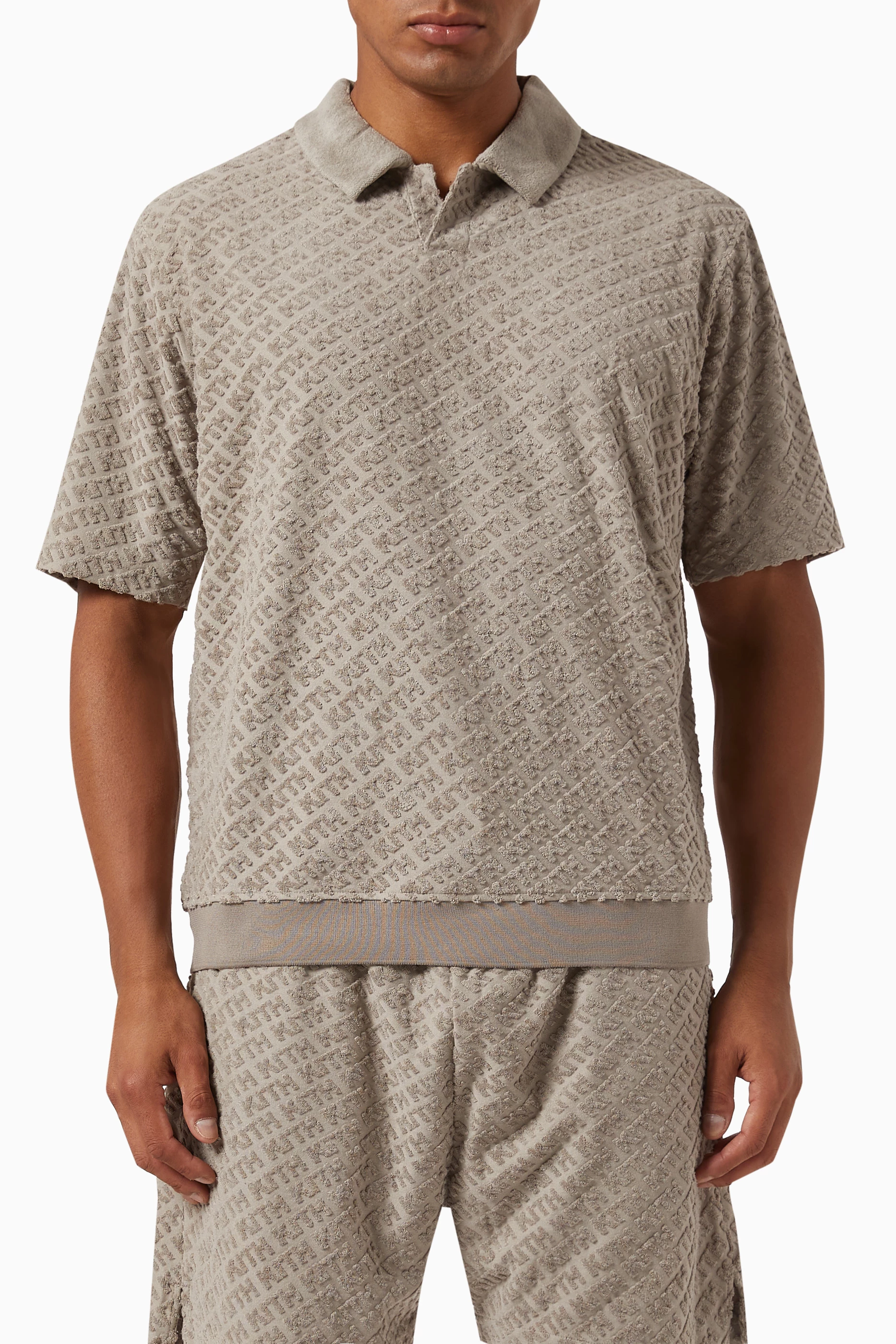 Buy Kith Monogram Leo Terry Polo 'Clementine' - KHM032033