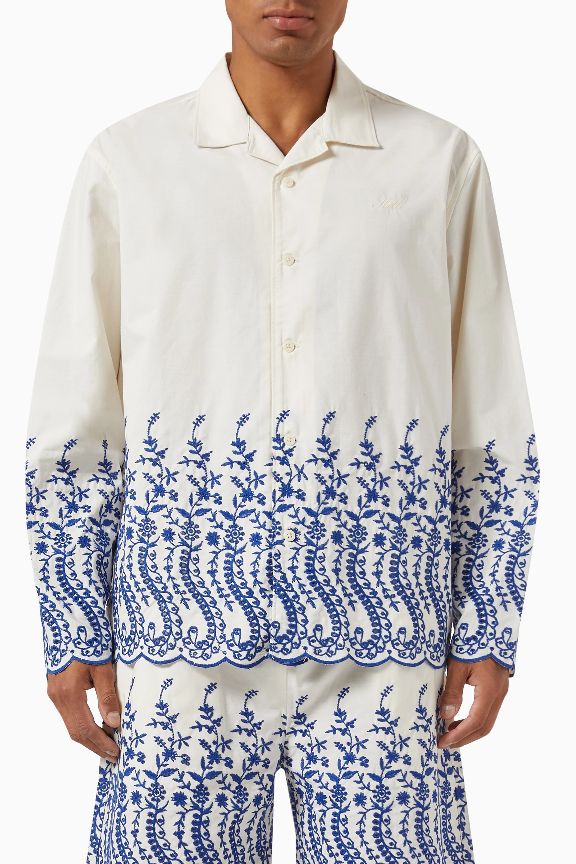 Buy Kith Multicolour Adonis Camp Collar Shirt in Cotton For