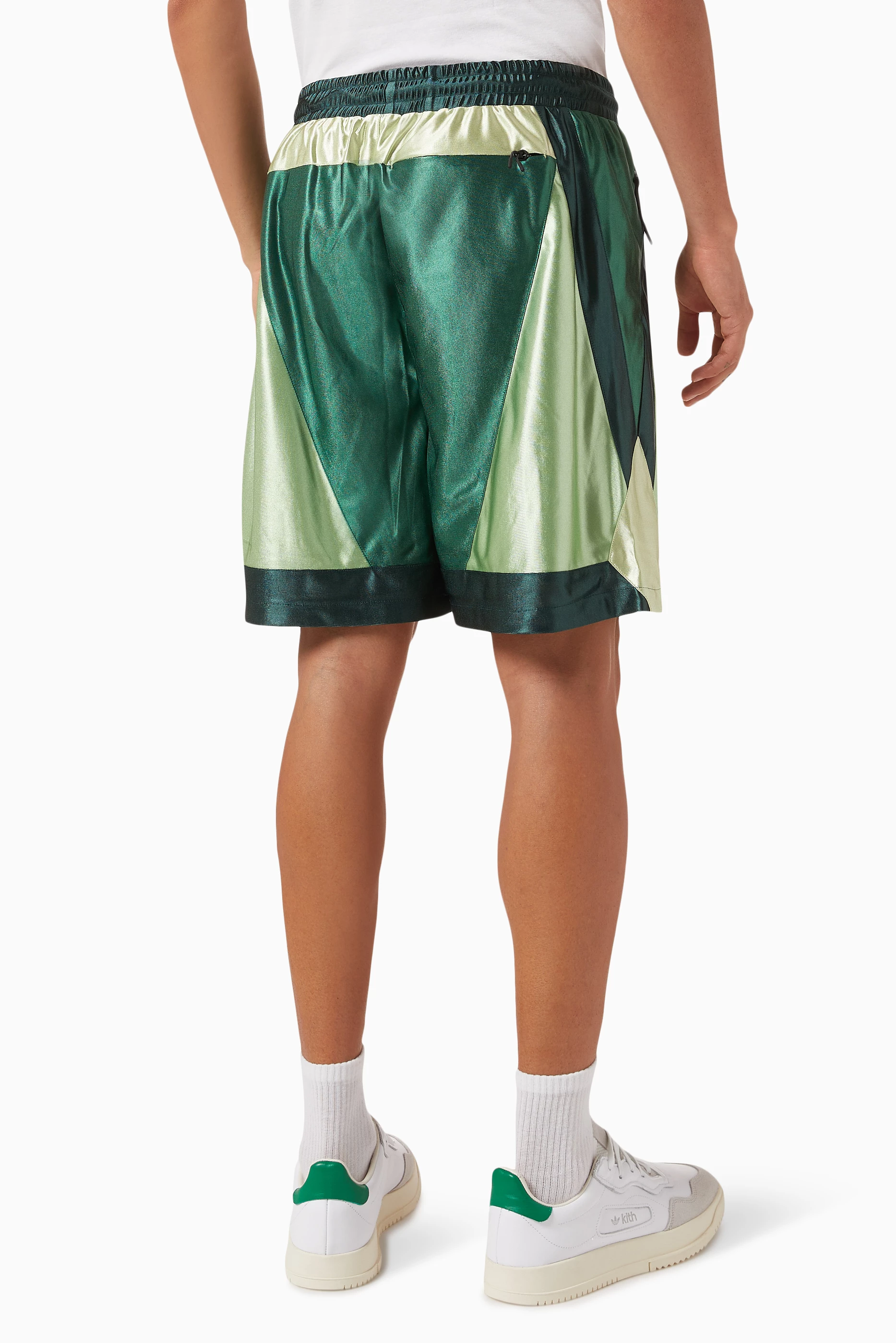 Kith Turbo Shorts オリーブグリーン サイズS Buy Kith Faille Jersey Turbo Short 'Feld' - KHM060608 4002