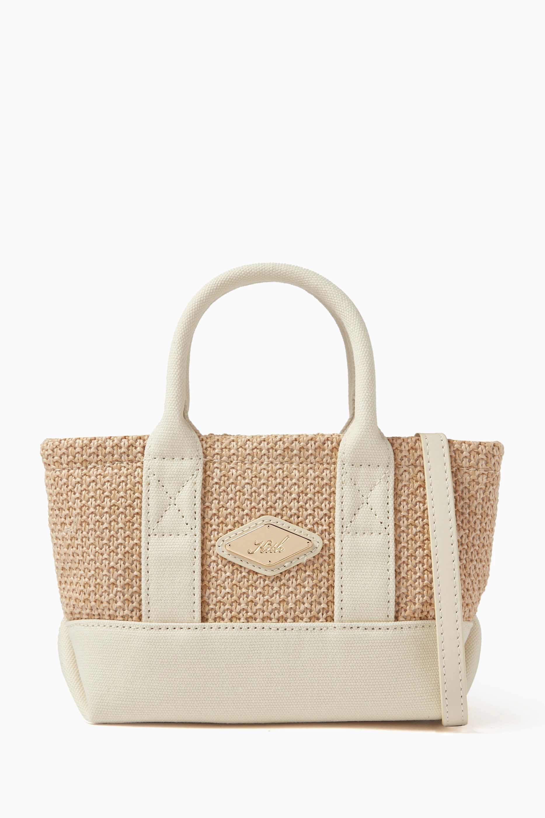 バッグ Kith Raffia Tote Bag Buy Kith Brown Noemi Tote Bag in Crochet Raffia For Women Online