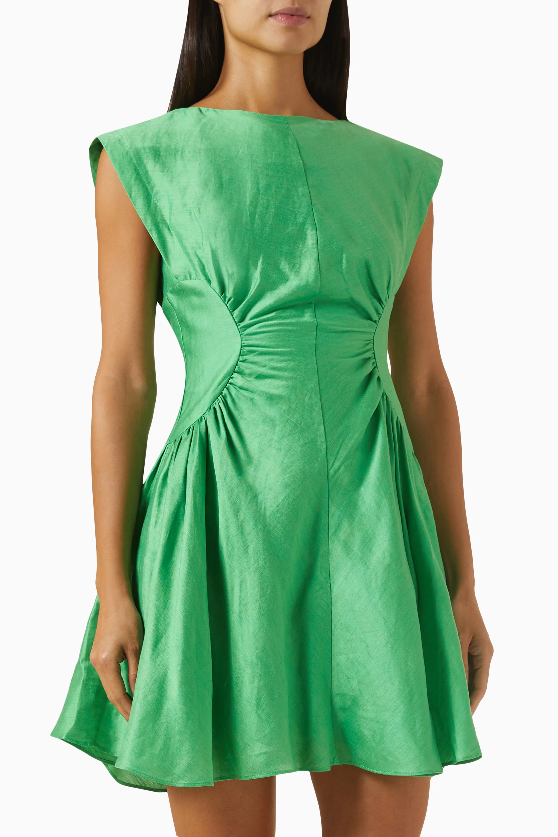 slim fit dress slacks Acler VALARIA MINI DRESS – Shop at the Mix main image 1
