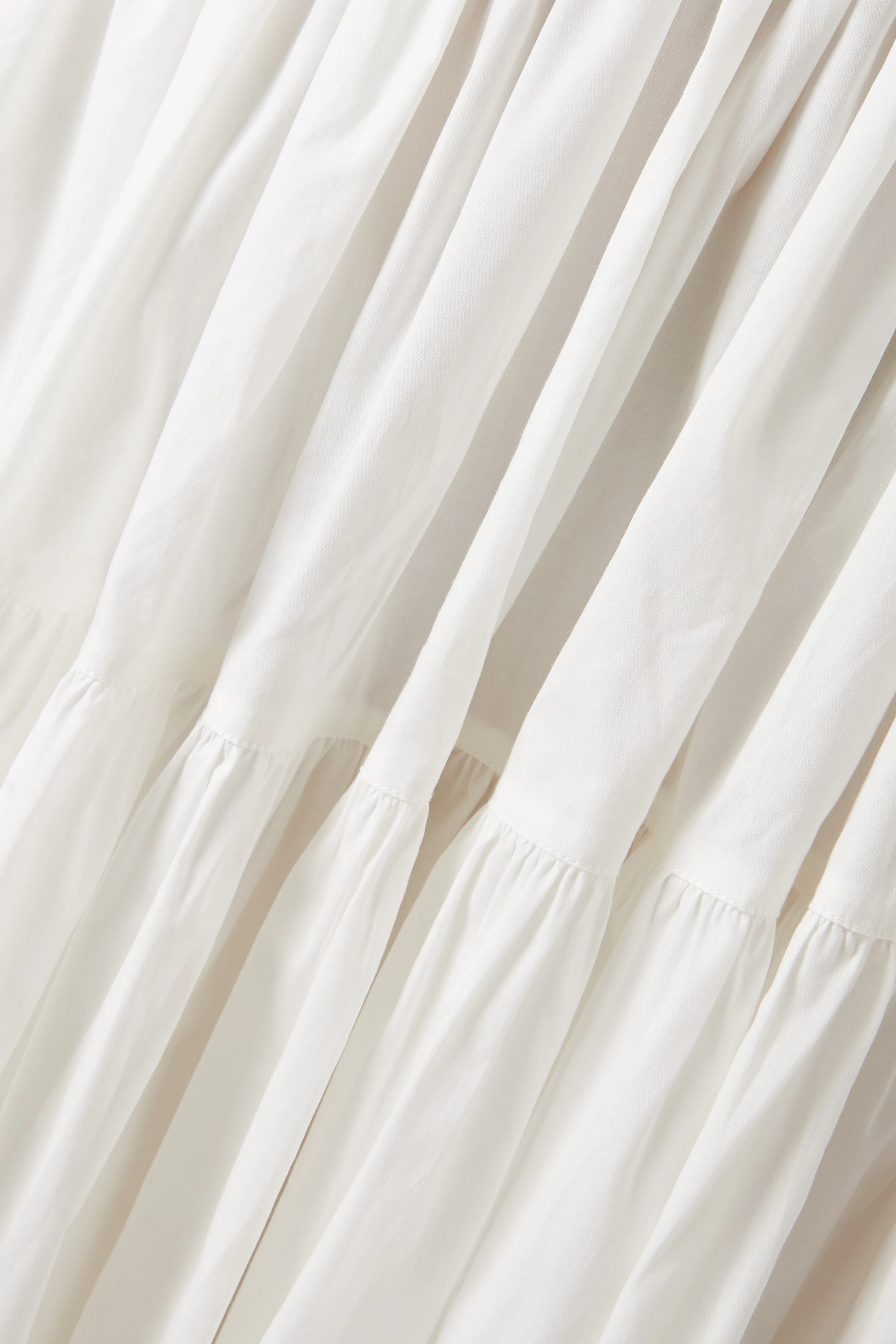 Buy Frankies Bikinis White Tulsa Halter Midi Dress in Cotton Blend For  Women Online | Ounass Oman