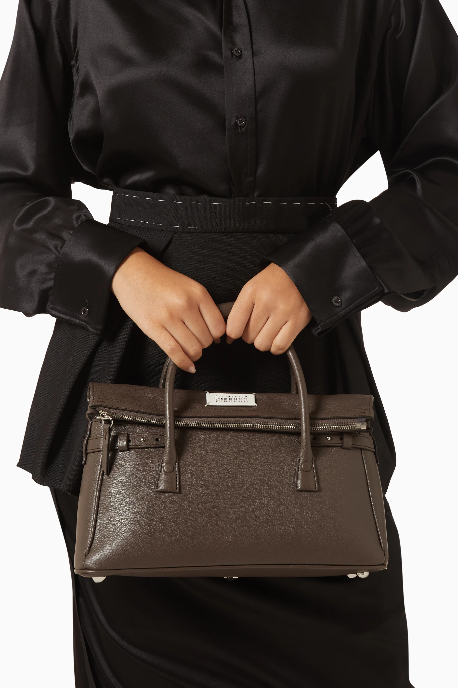 ショルダーバッグ・ポシェット 5AC East West leather bag with shoulder strap Maison Margiela - 5AC East West handbag small | HBX