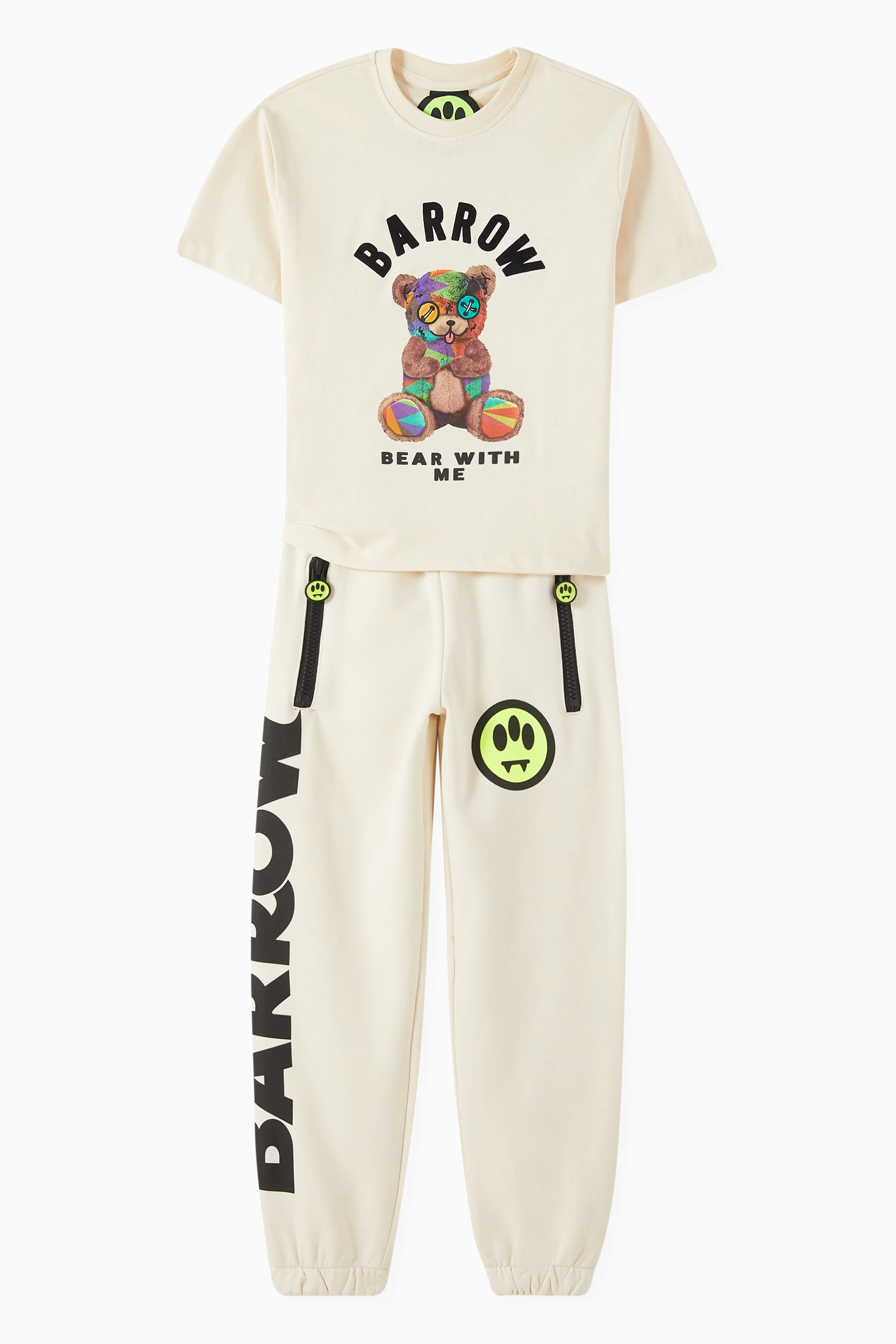 Buy Barrow Neutral Bear With Me T-shirt in Cotton For Boys Online 