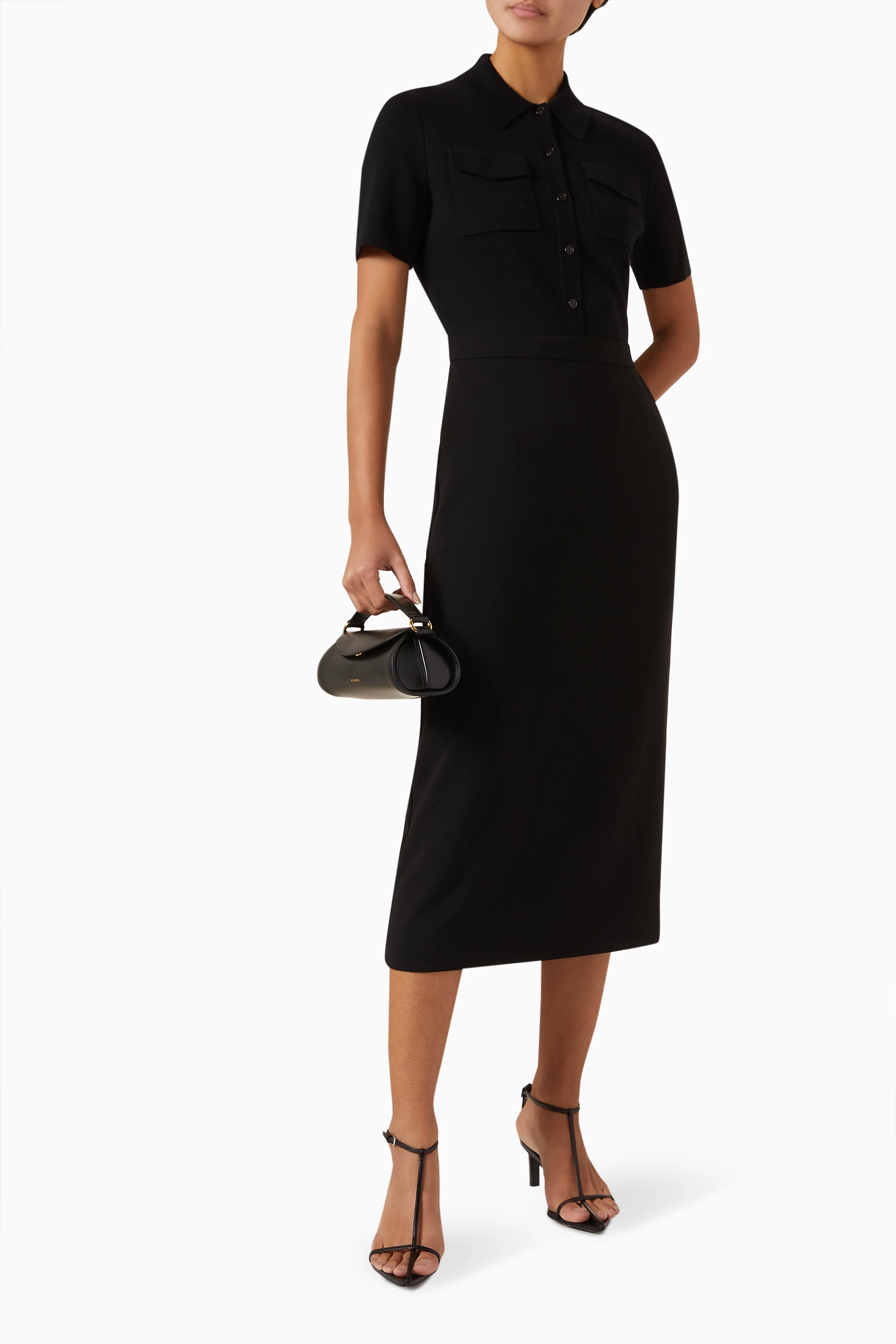 military midi dress in admiral crepe Buy Theory Black Military Midi Dress in Admiral Crepe For Women Online