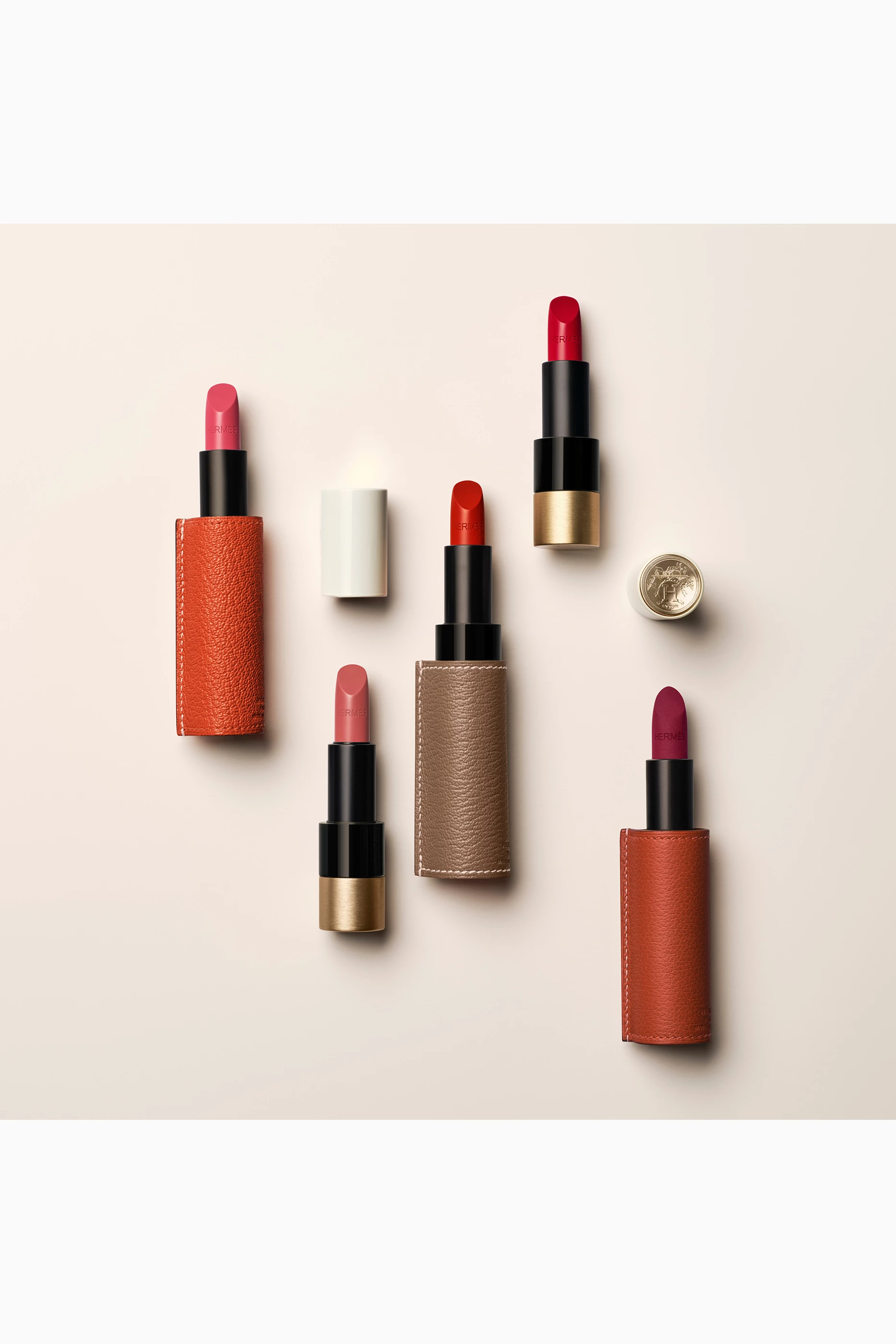 Buy HERMÈS 86 Beige Sienne Rouge Hermes Satin Lipstick, 3.5g For