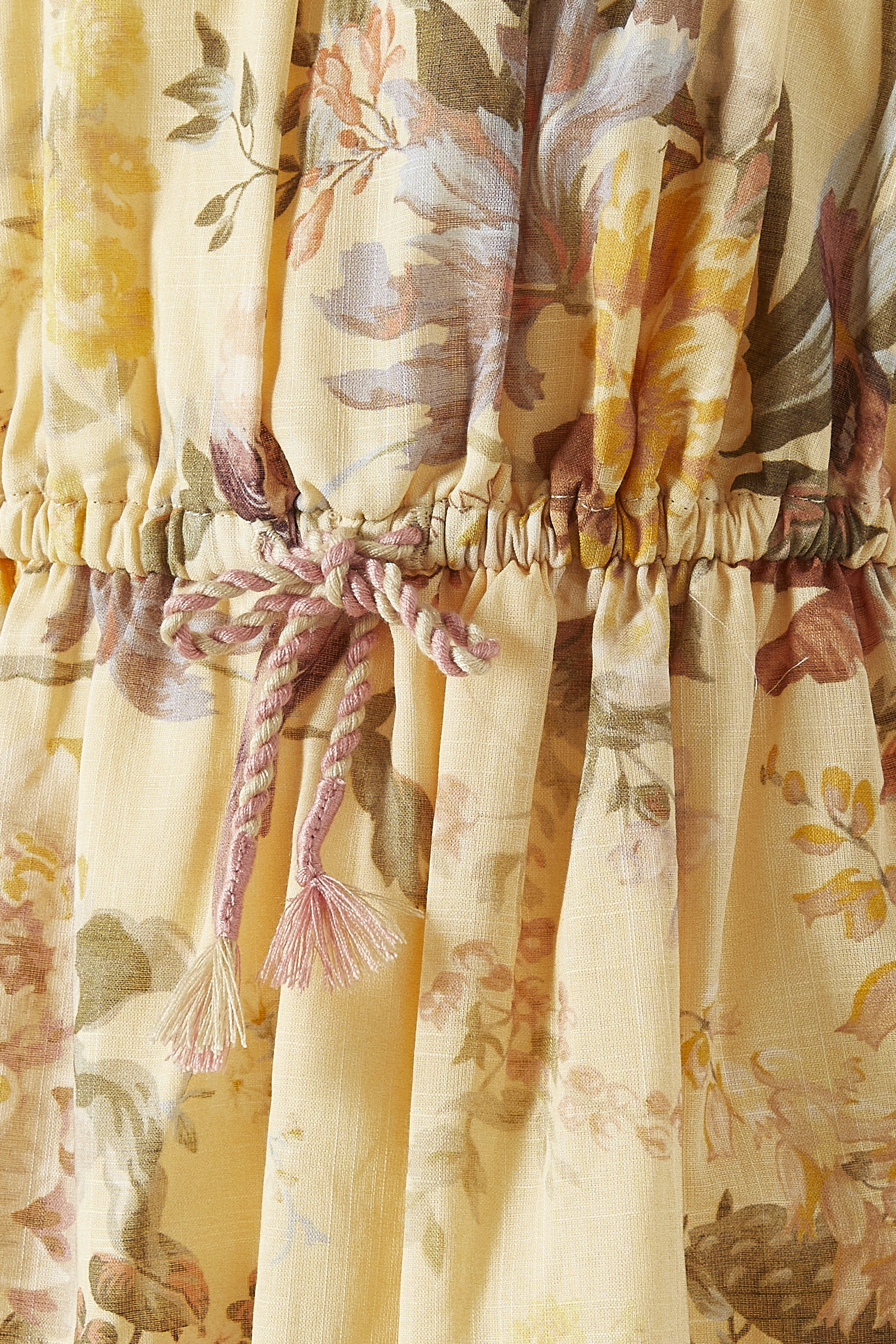 christina aguilera gold dress burlesque Kelda Dress - Rose Pink Floral main image 0