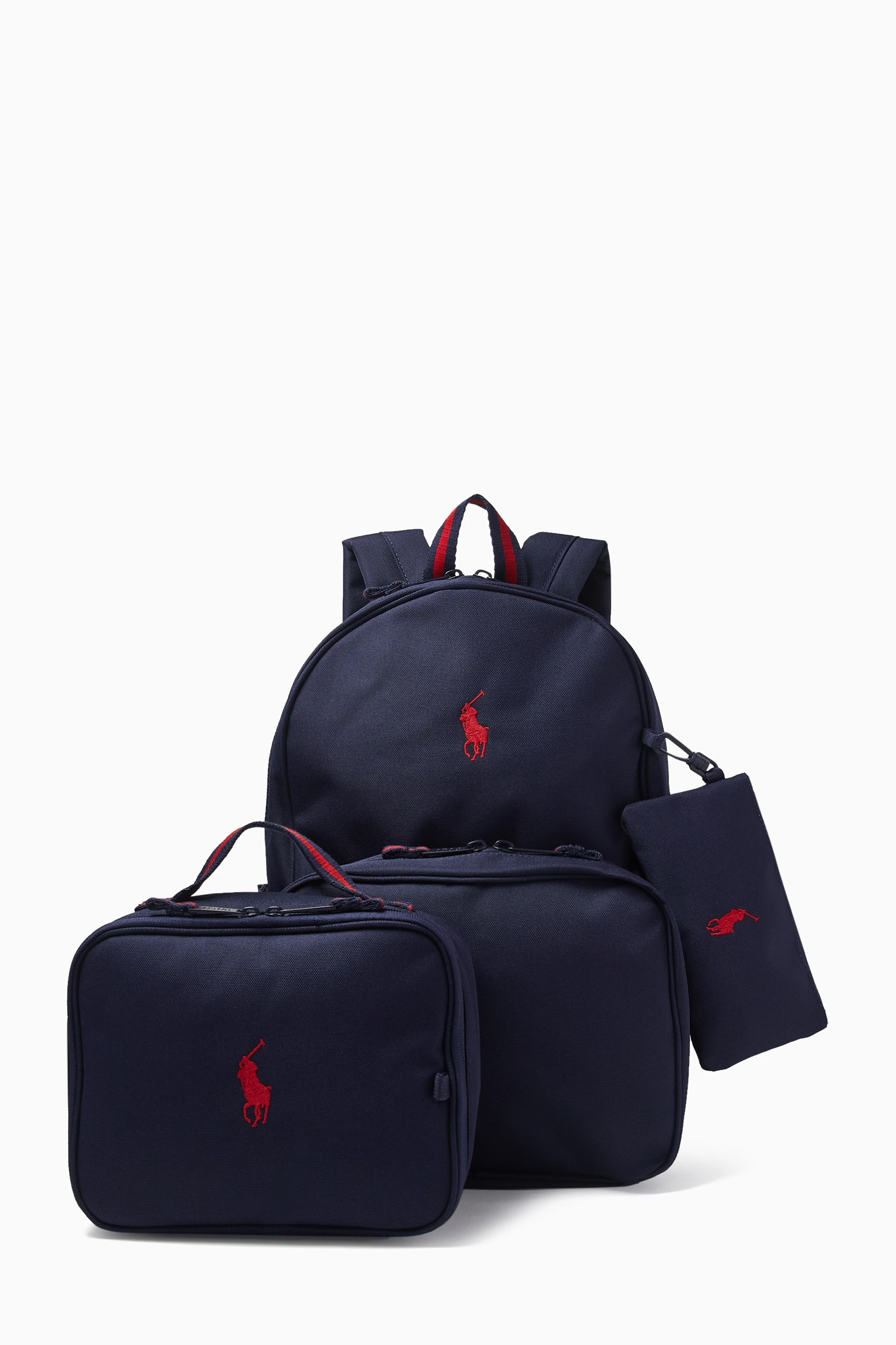 Buy Polo Ralph Lauren Blue Polo Pony Backpack Set For Boys Online