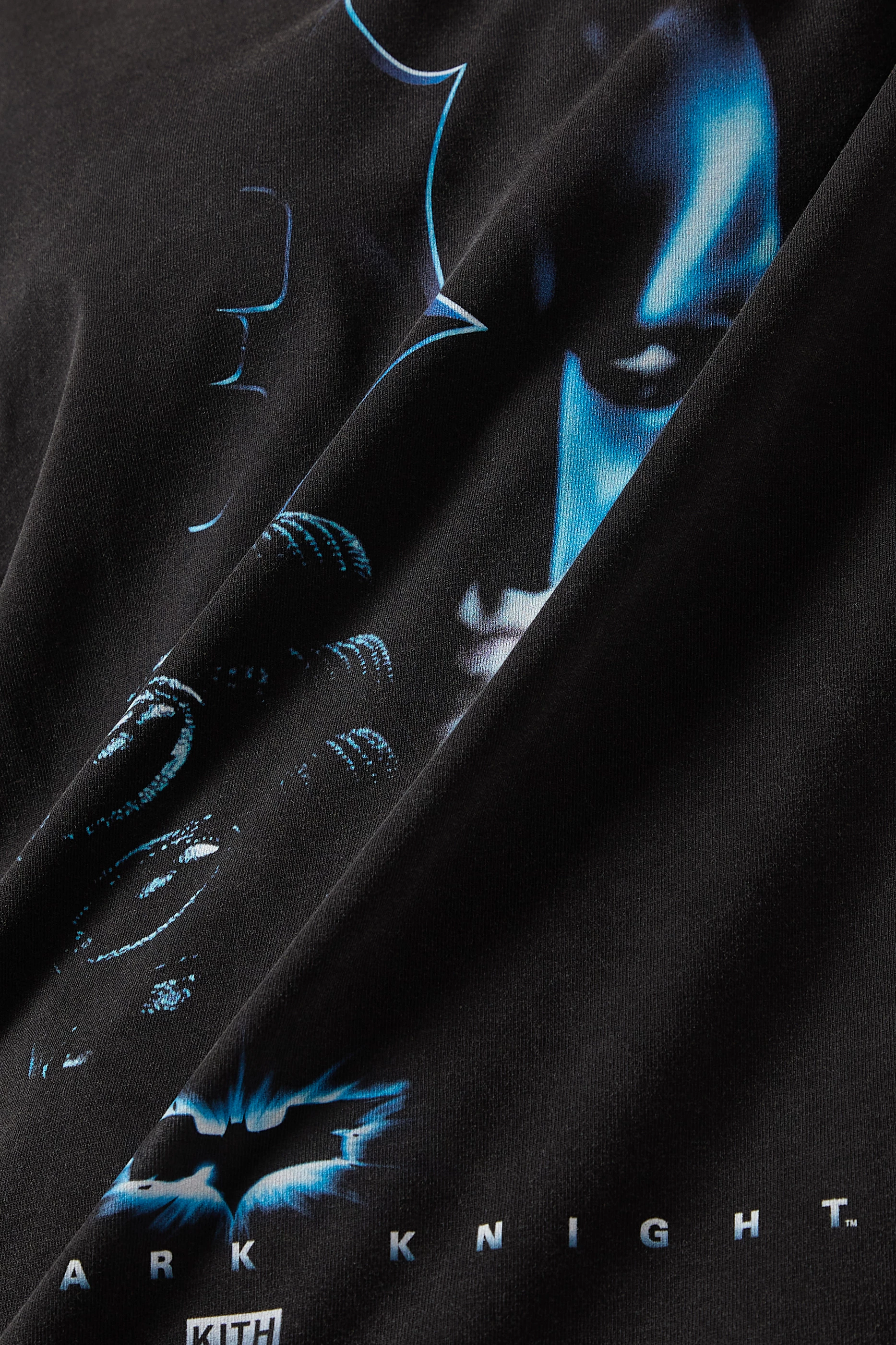Buy Kith Black x Batman Dark Knight Vintage T-shirt in Cotton For