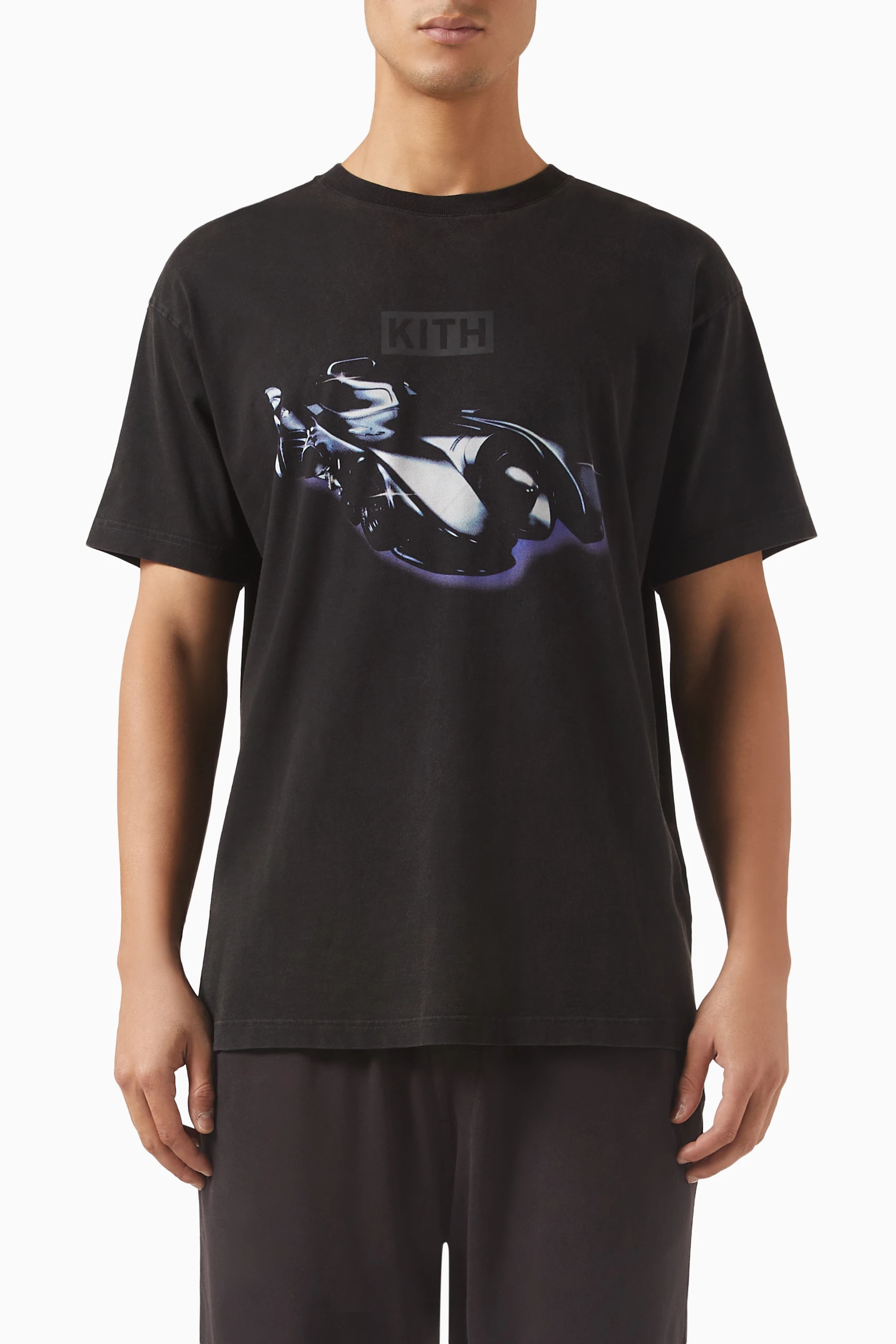 Buy Kith Black x Batman Schematics Vintage T-shirt in Cotton For 