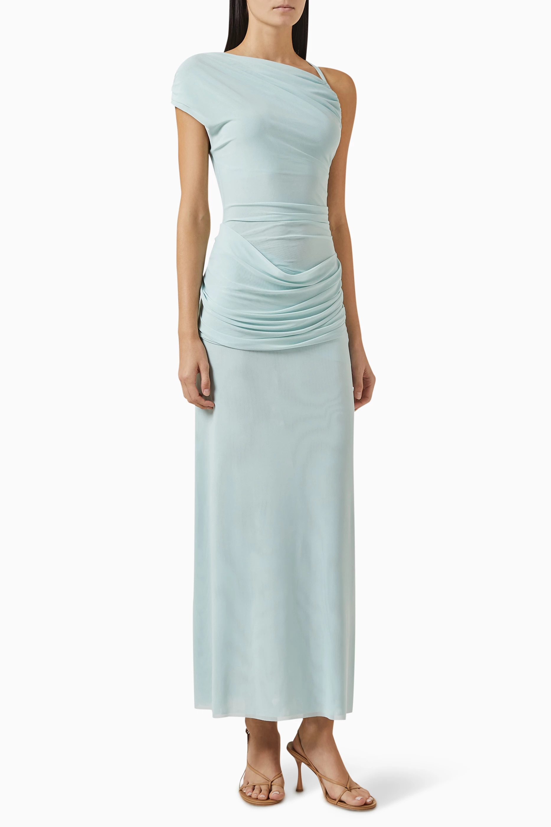 blue dress for baby girl Eternity V Maxi Dress in Sage main image 0