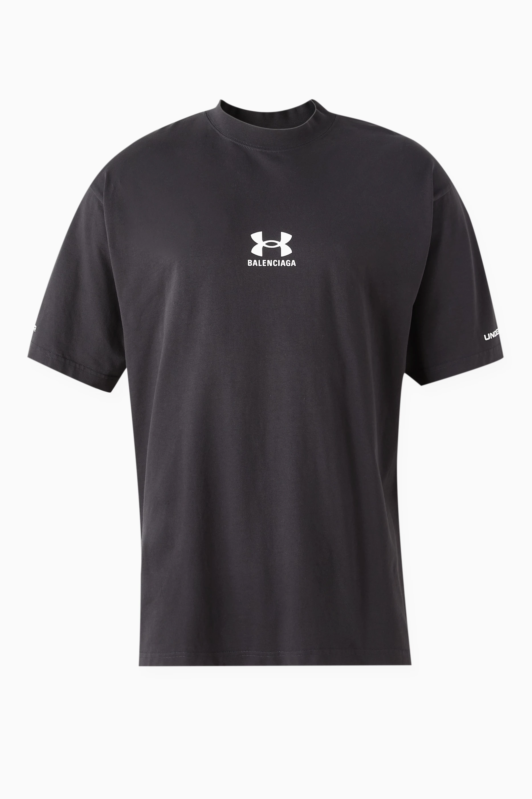 バレンシアガ　Under Armour Tシャツ M ブラック Balenciaga x Under Armour® Mock Neck T-shirt | Black | FARFETCH