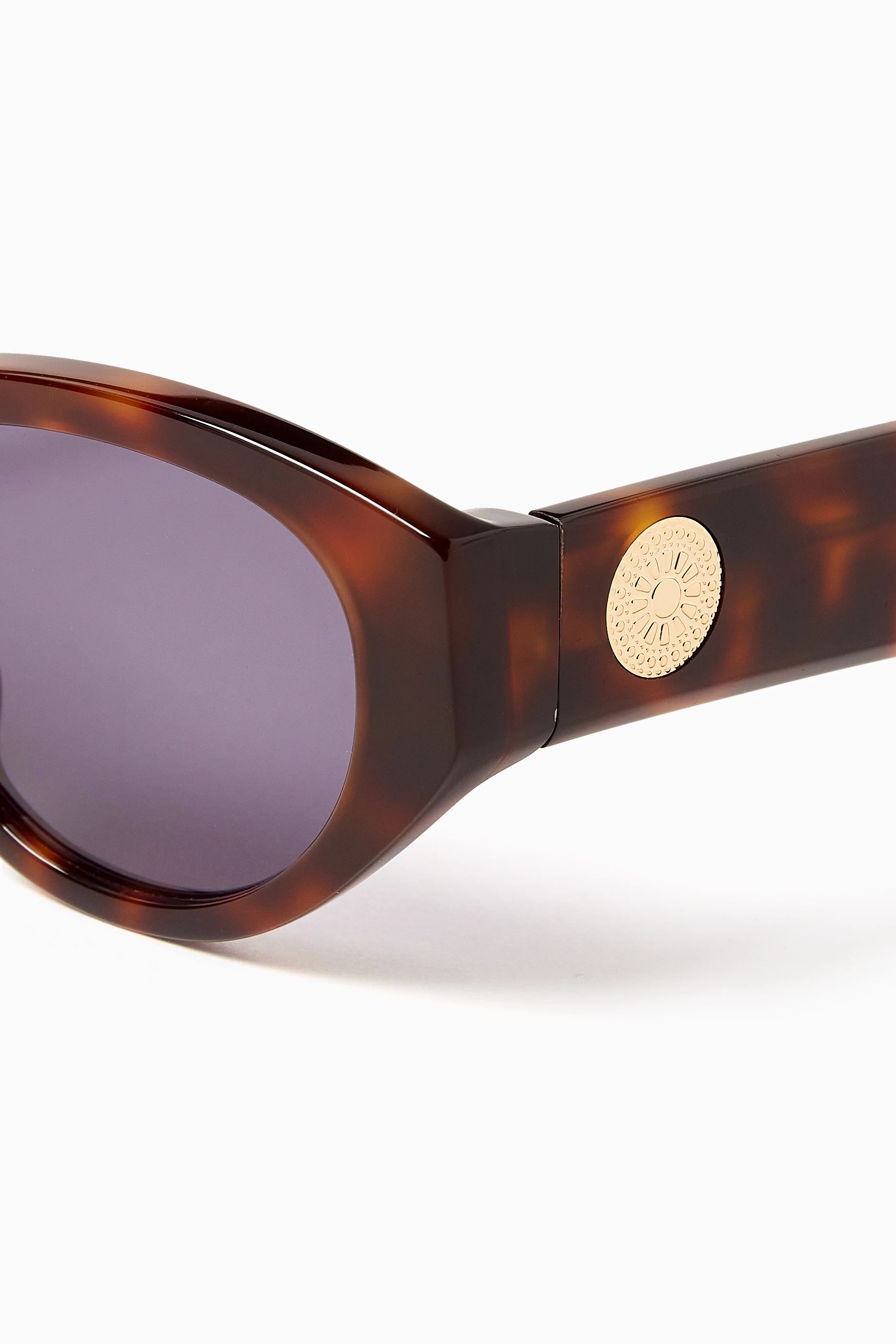 Buy Jimmy Fairly Brown Meli Icons Sunglasses in Acetate For Men