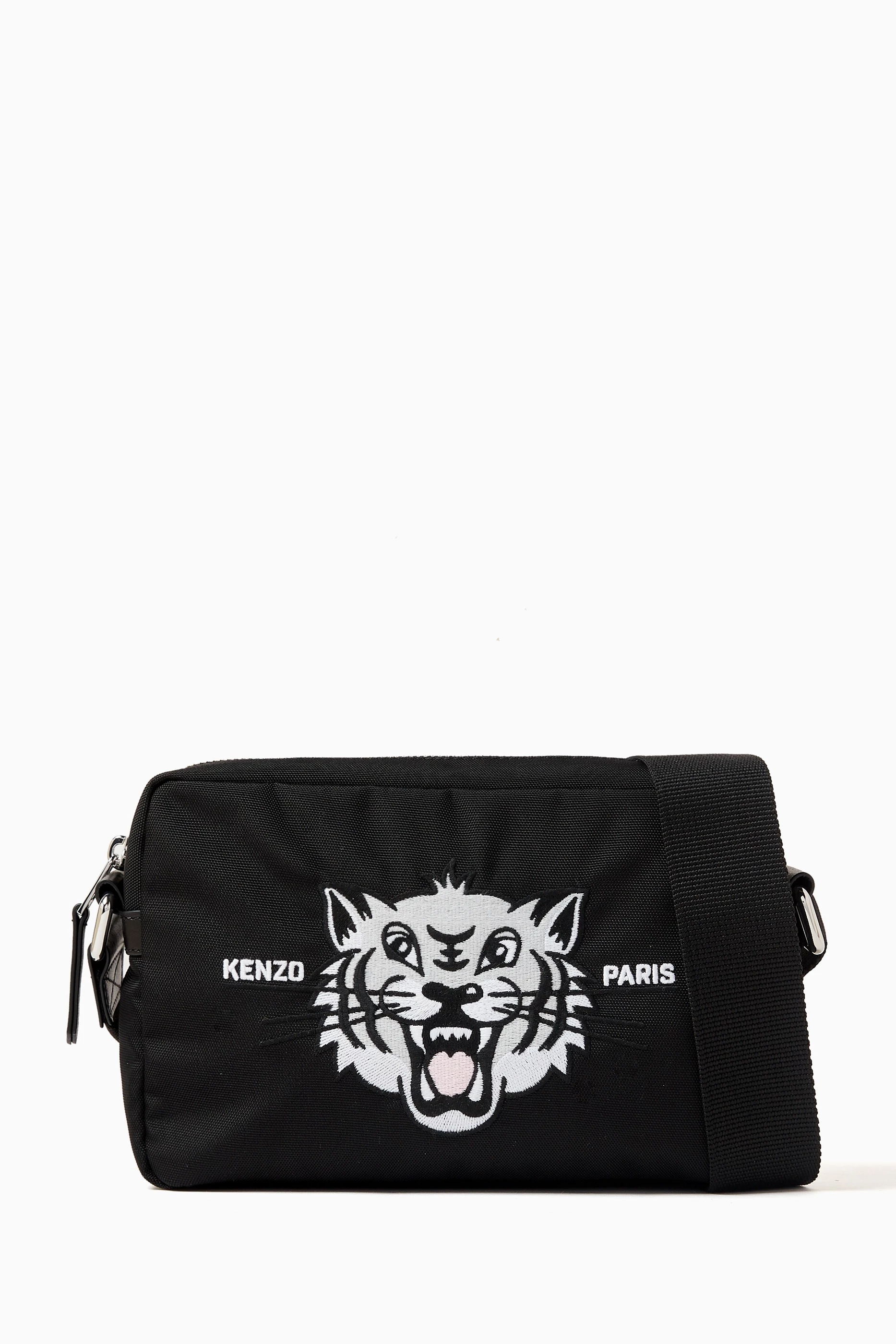Buy KENZO Black Varsity Crossbody Bag For UNISEX Online | Ounass Oman