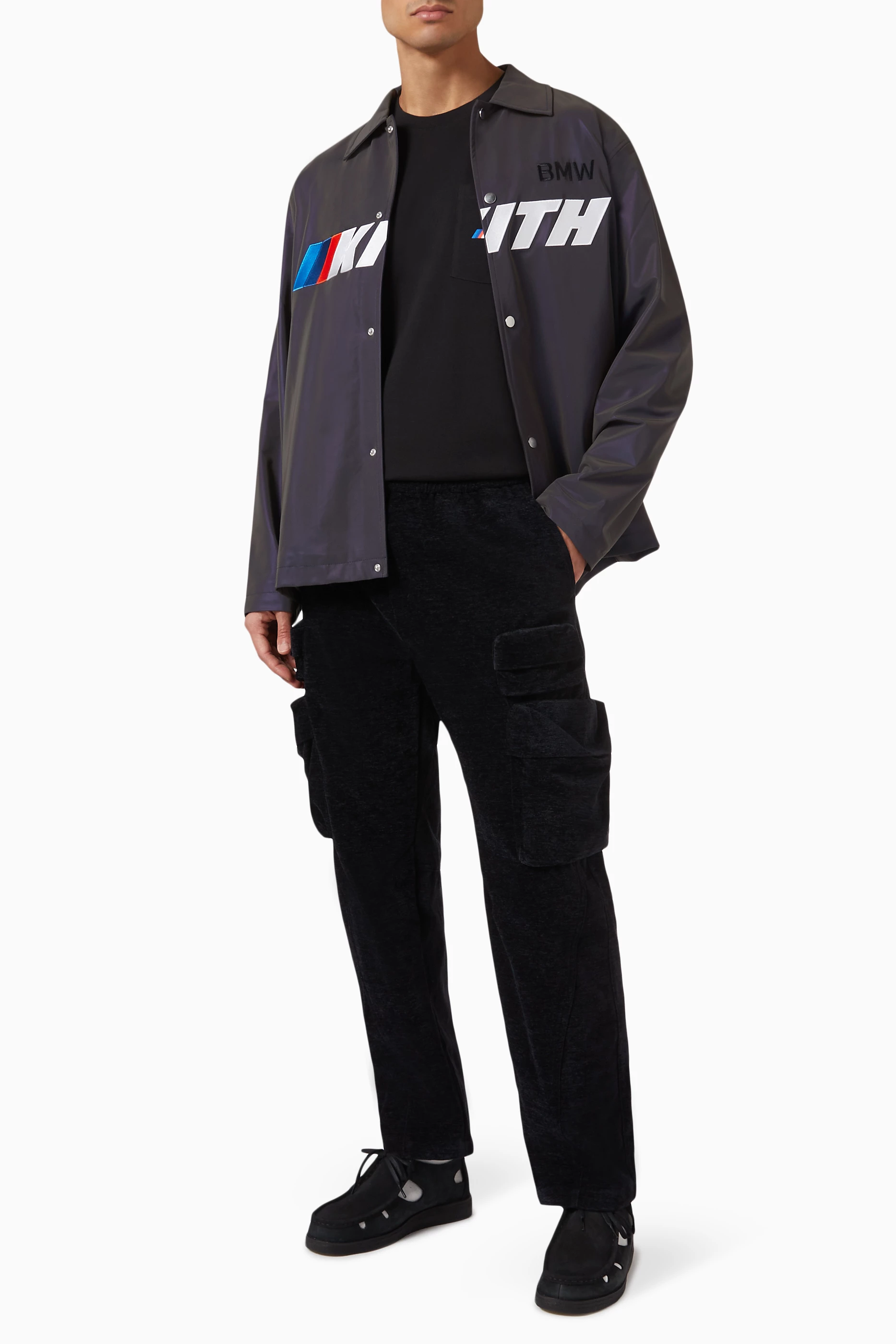 Buy Kith Multicolour x BMW Kieran Coaches Jacket in Iridescent 