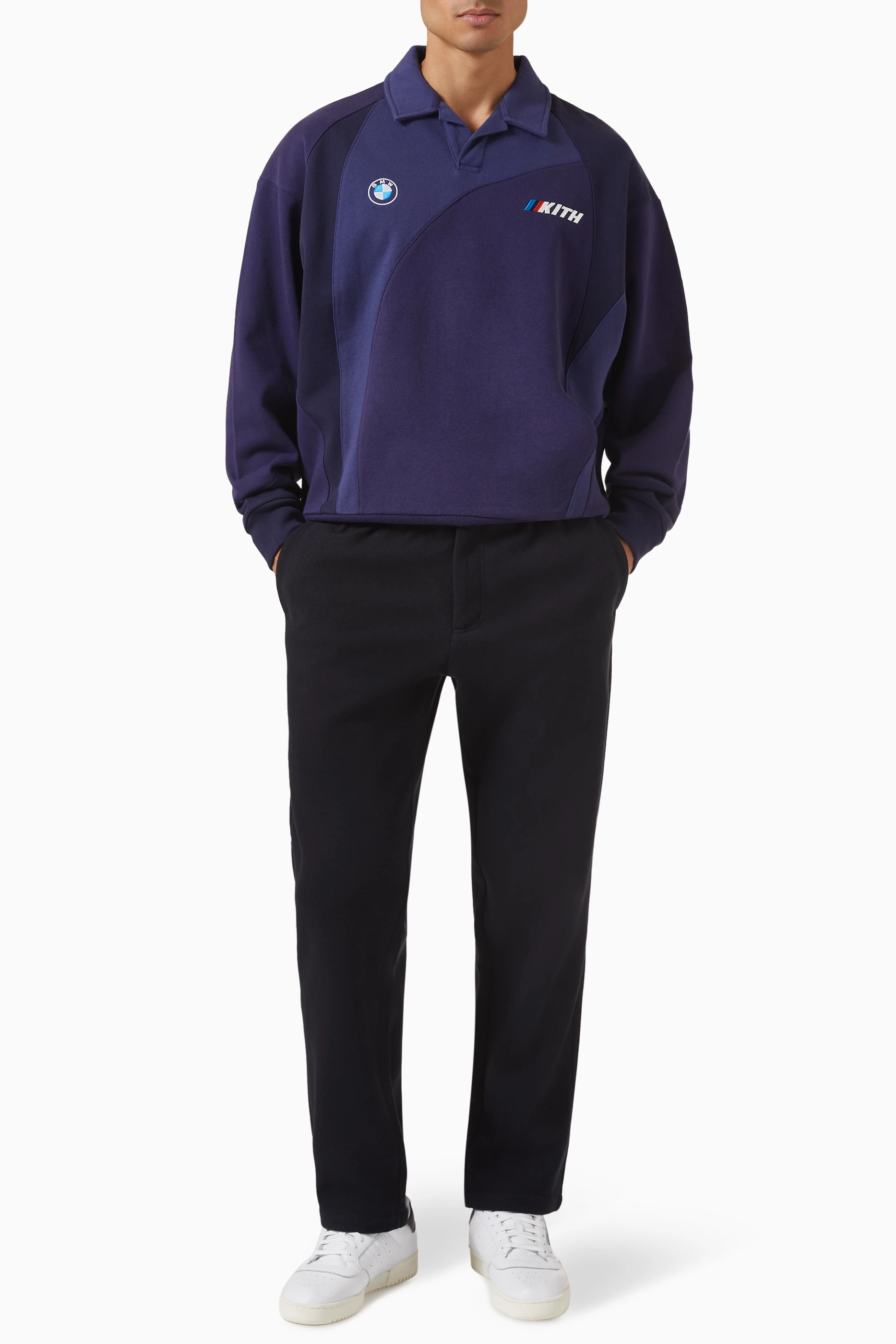 Buy Kith Purple x BMW Nelson Rugby Sweatshirt in Cotton Fleece For 