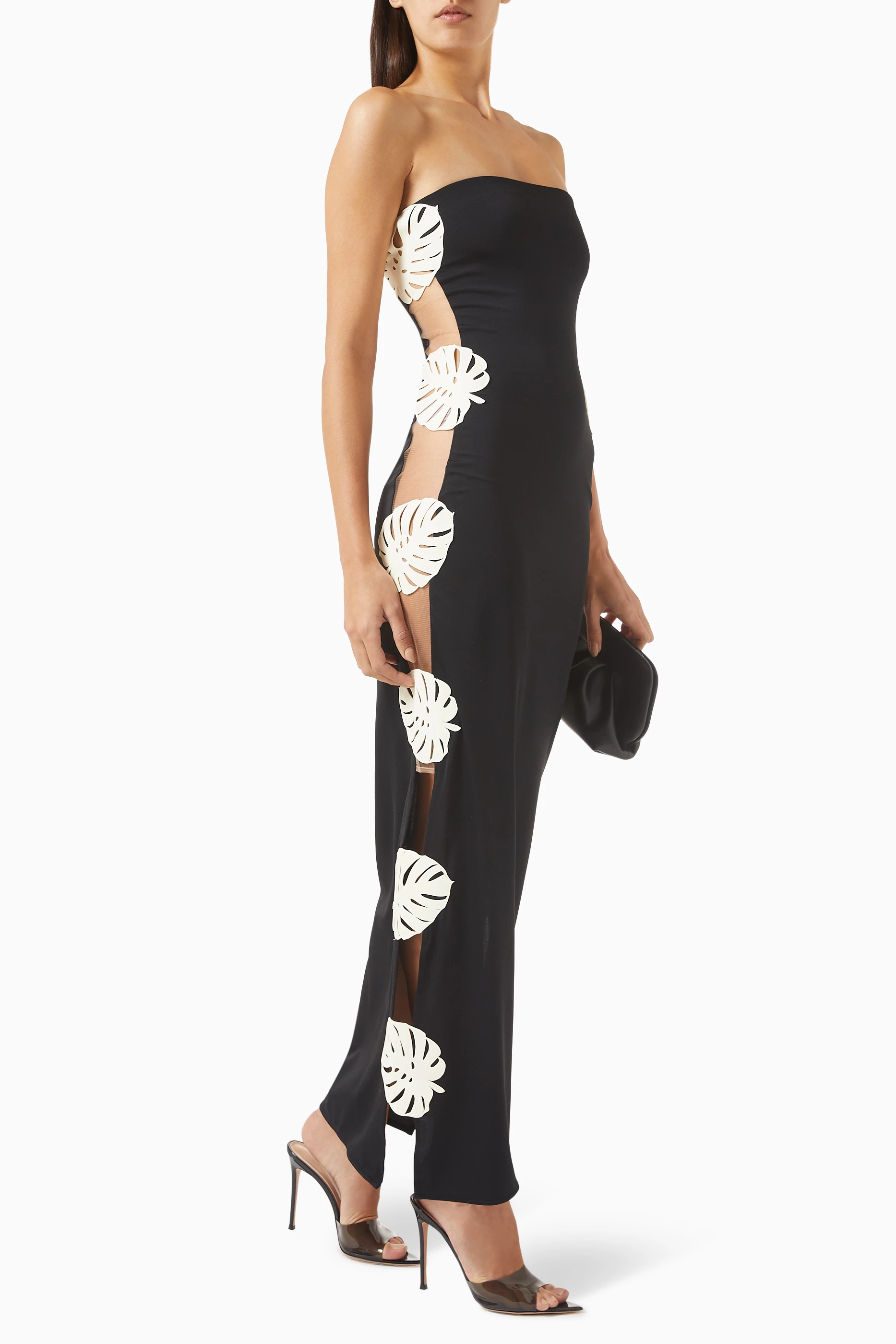 hoja rota dress in black bahia maria Bahia Maria Hoja Rota Dress in Black