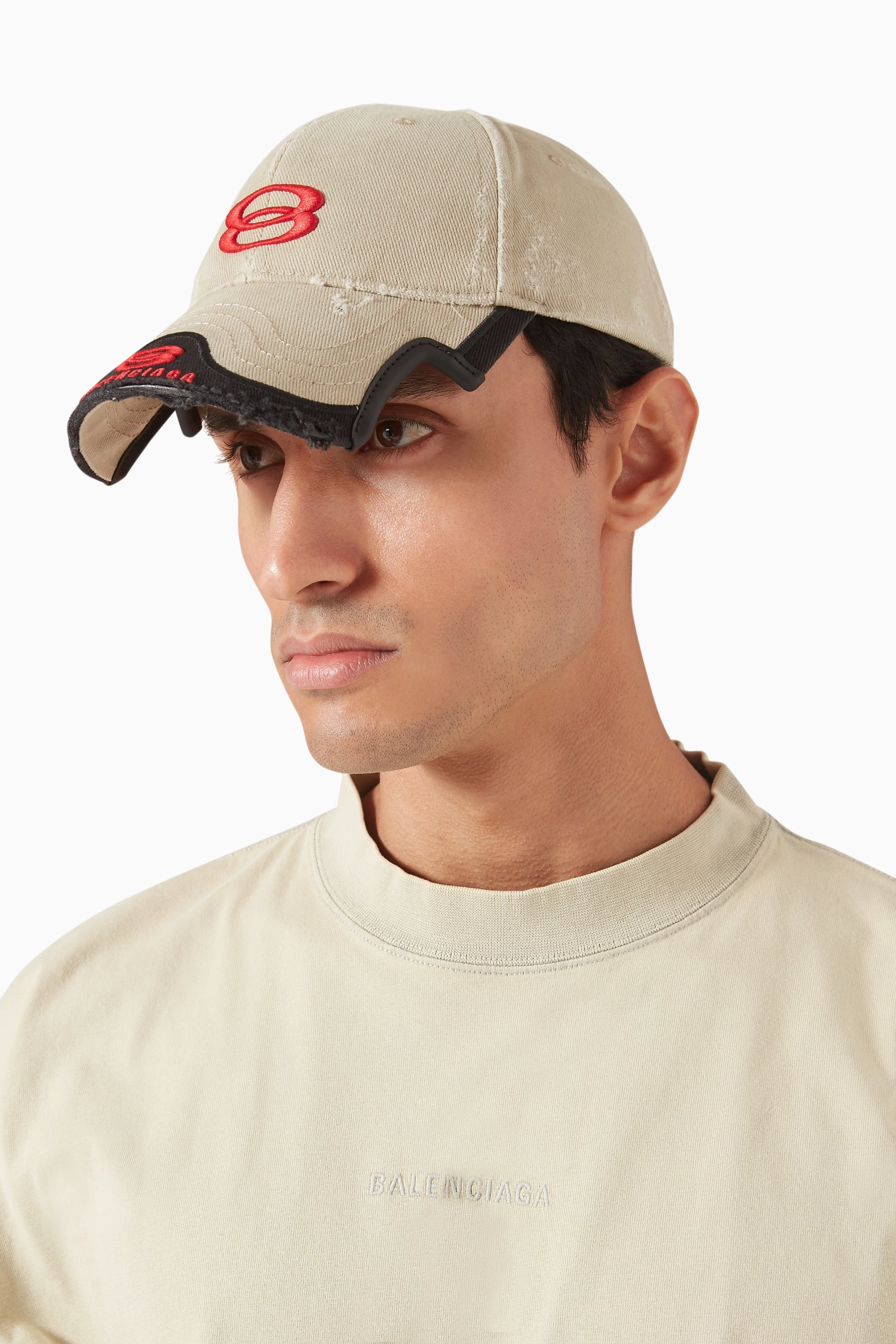 Buy Balenciaga Neutral Unity Sports Icon Baseball Cap in Cotton