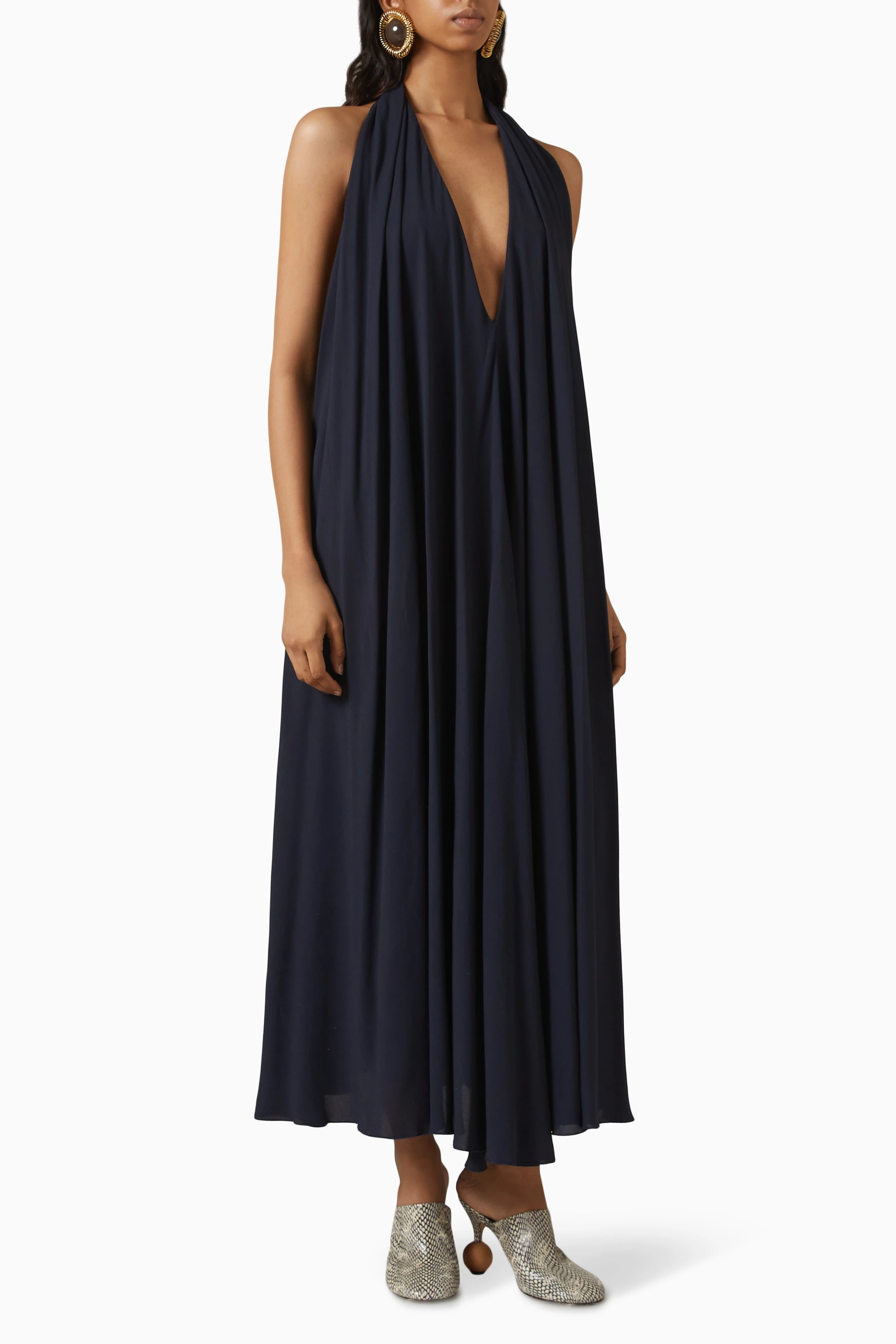 Buy Jacquemus Blue La Robe Norma Maxi Dress For Women Online | Ounass Oman