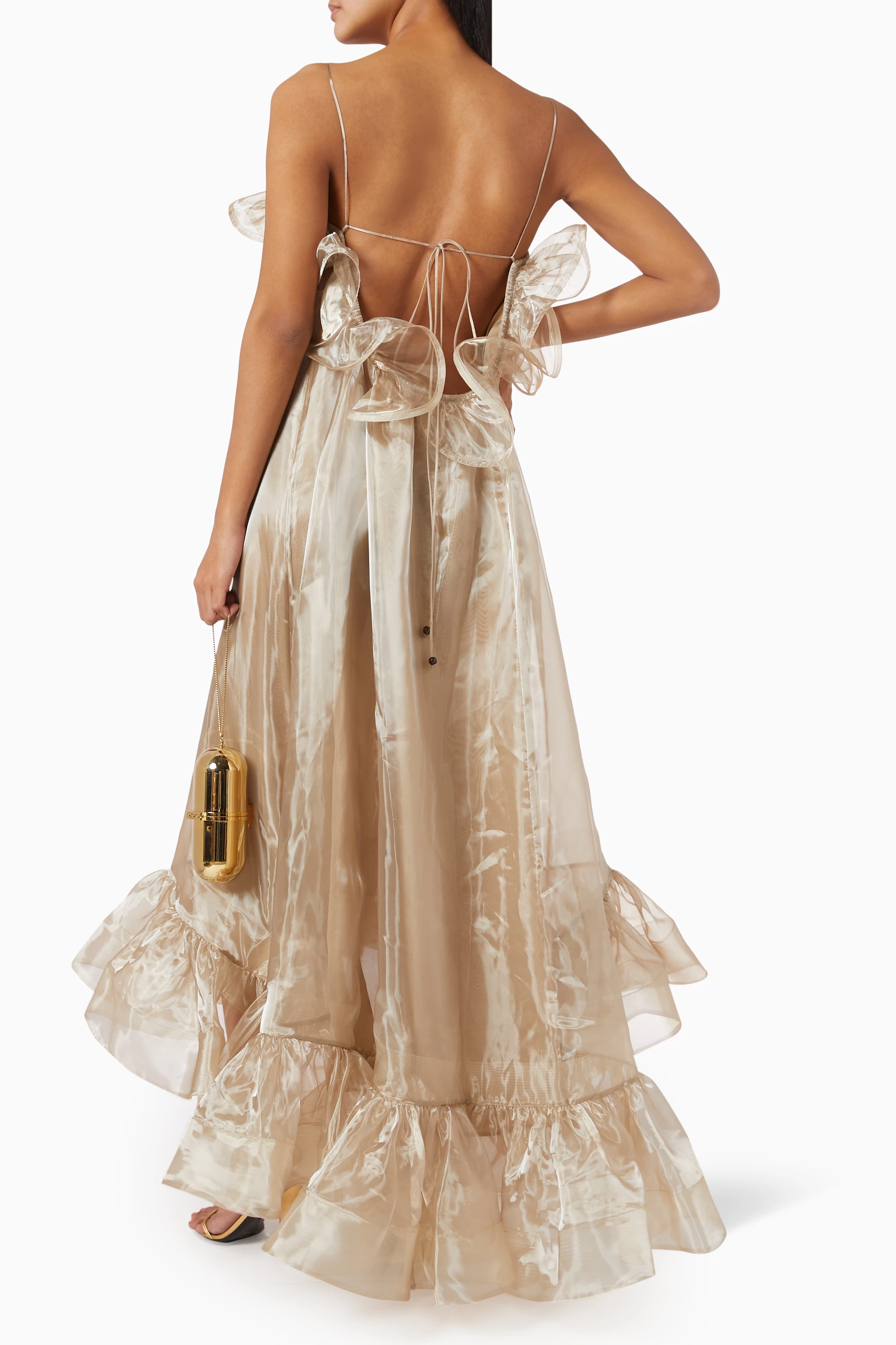 gold dress for women Amoris T101 Long Mother of the Bride Sequin Formal Dress